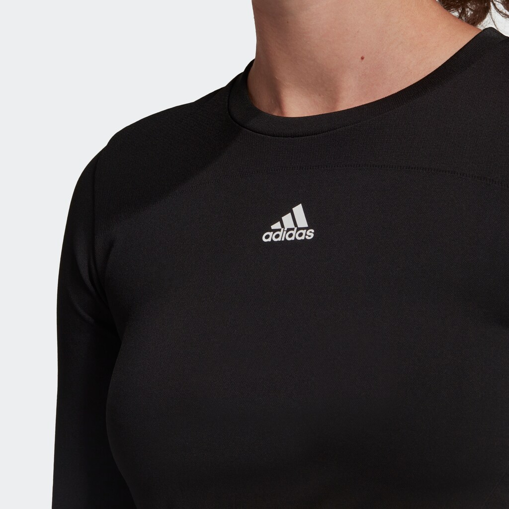 adidas Performance Funktionsshirt »ADIDAS AEROKNIT SEAMLESS FITTED CROPPED«