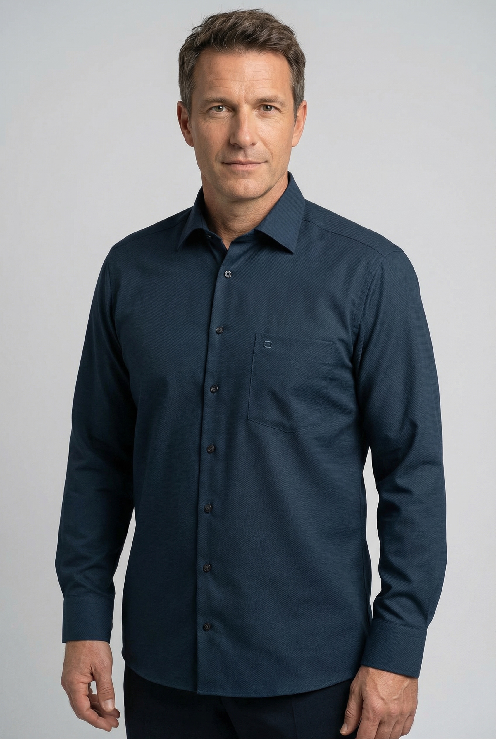 OLYMP Langarmhemd »Luxor« Businesshemd, comfort fit, New-Kentkragen