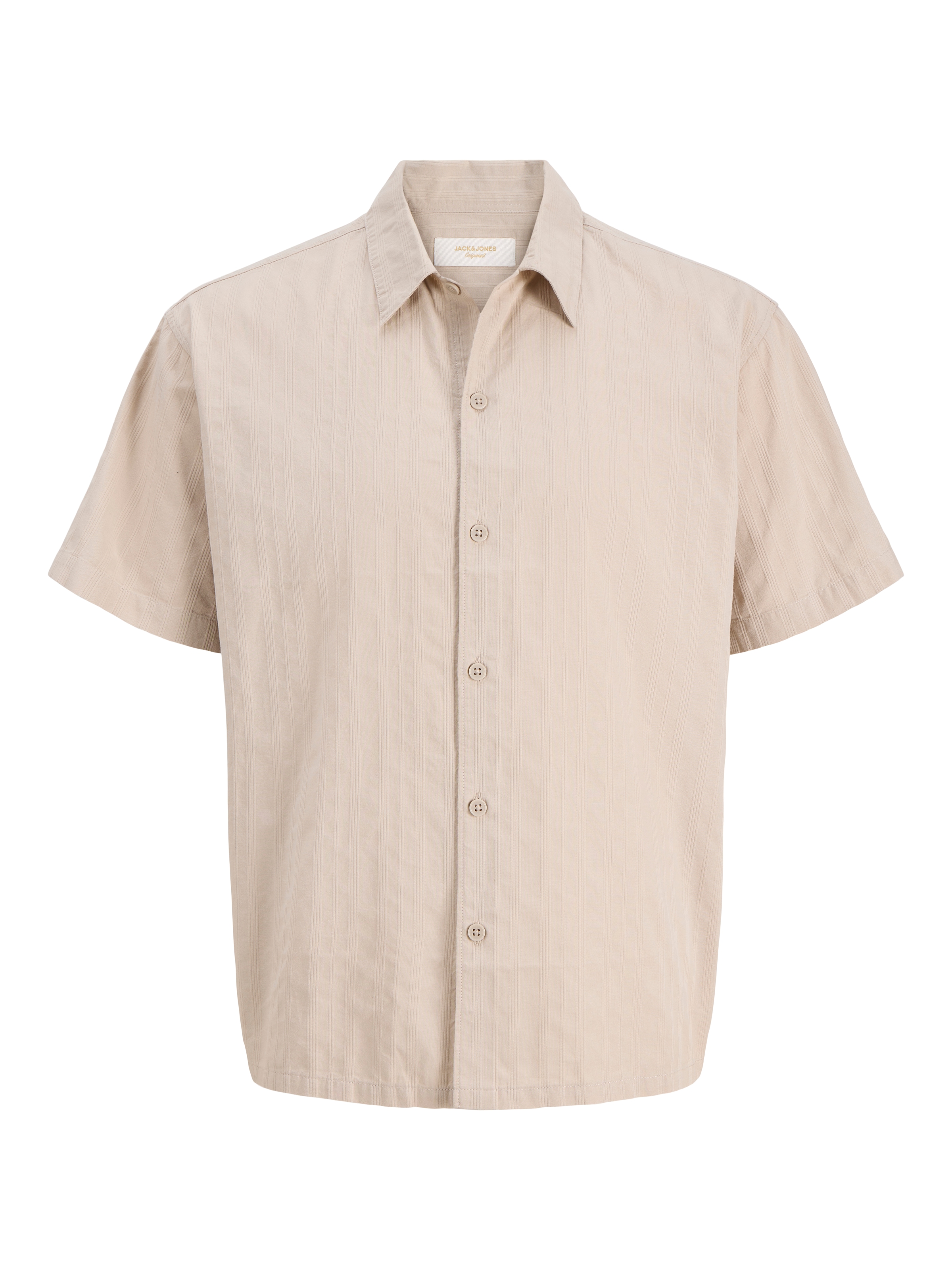 Jack & Jones Kurzarmhemd »JORRIVIERA TEXTURE SHIRT SS« mit Hemdkragen