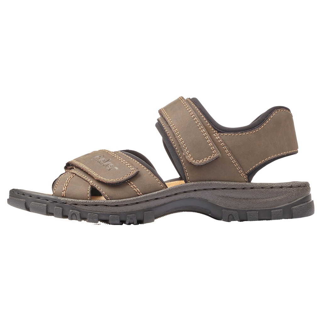 Rieker Riemchensandale, Sommerschuh, Klettschuh, Outdoorschuh, mit Klettriemchen