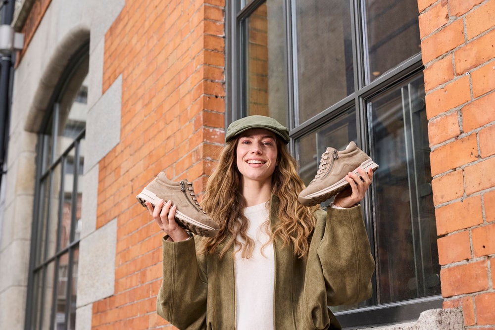 Rieker Sneaker  Freizeitschuh, Halbschuh, Schnürschuh, mit weichem Schaftrand