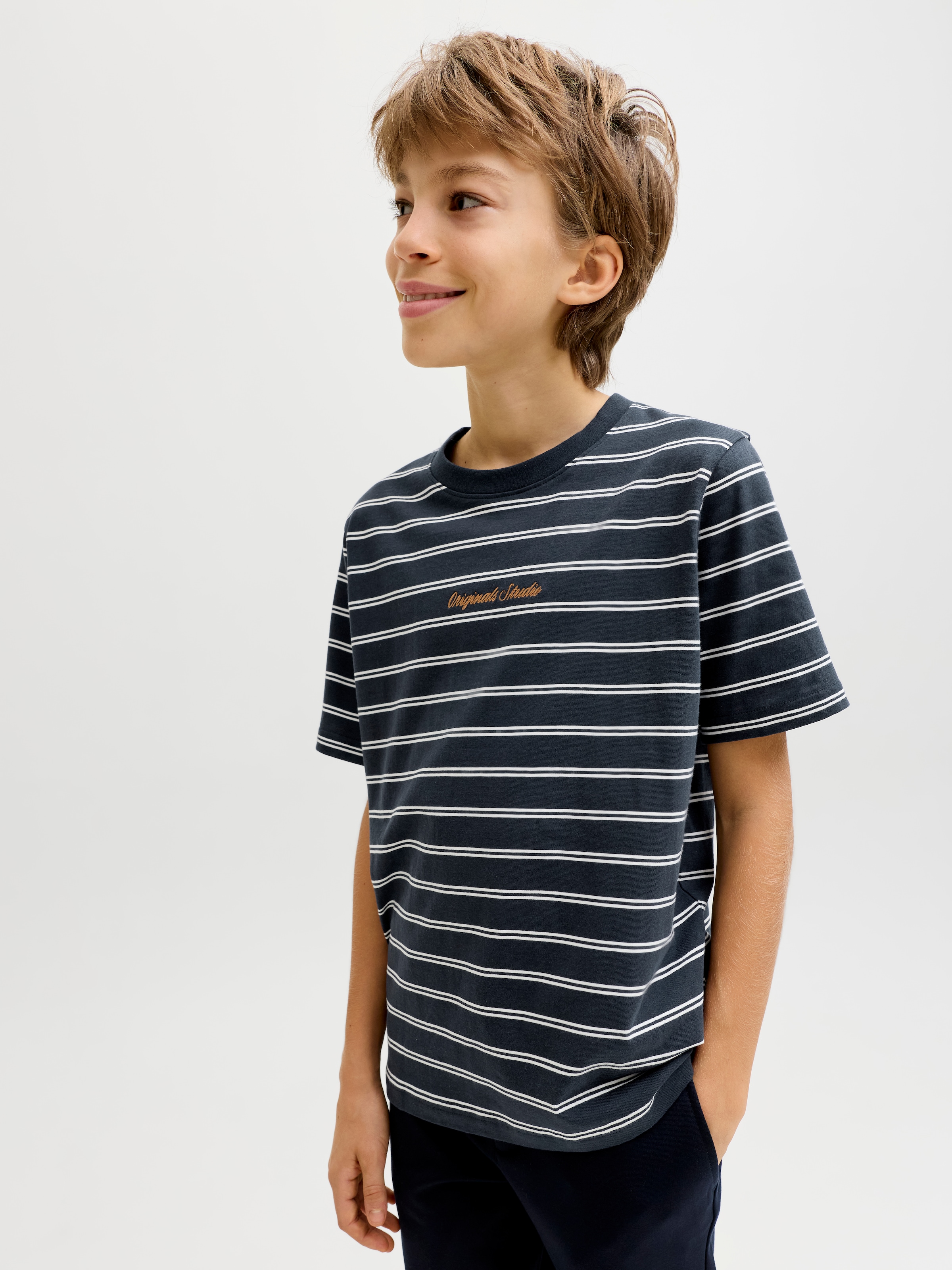 Jack & Jones Junior T-Shirt »JORNORREBRO STRIPE TEE SS CN JNR«