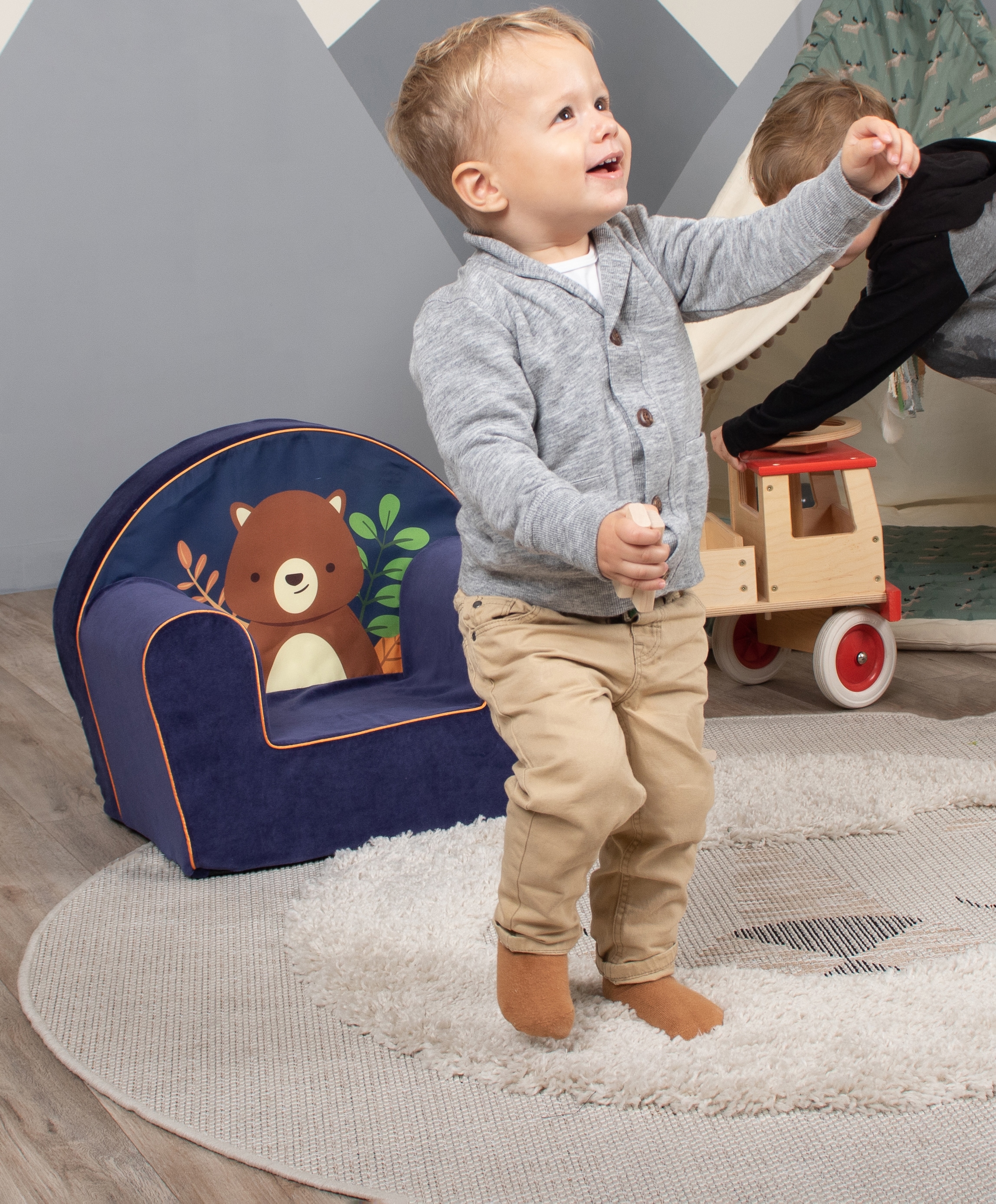 Knorrtoys® Sessel »Happy bear«, für Kinder; Made in Europe