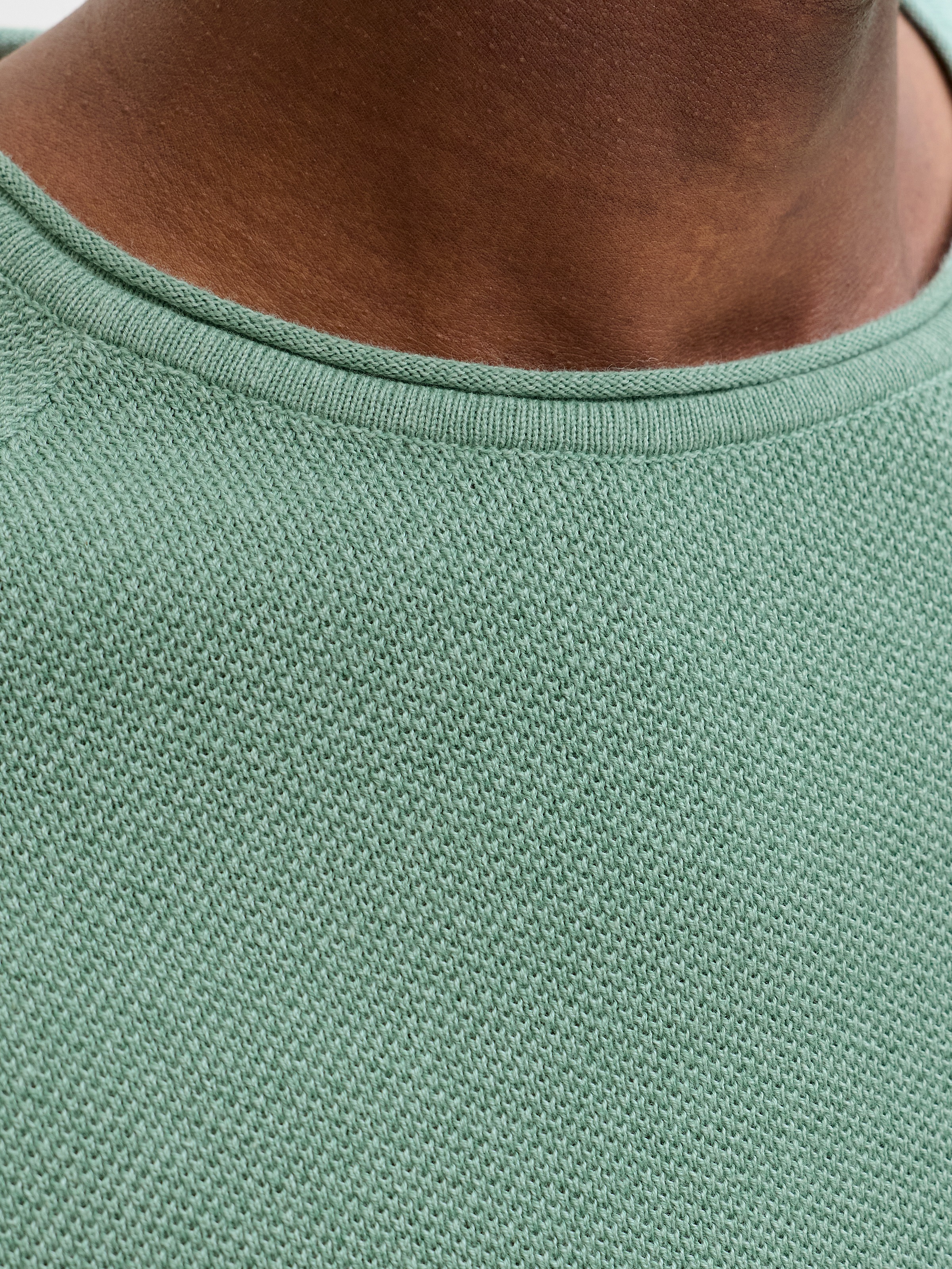 Jack & Jones Rundhalspullover »JJEHILL KNIT CREW NECK NOOS« Baumwolle, regular fit