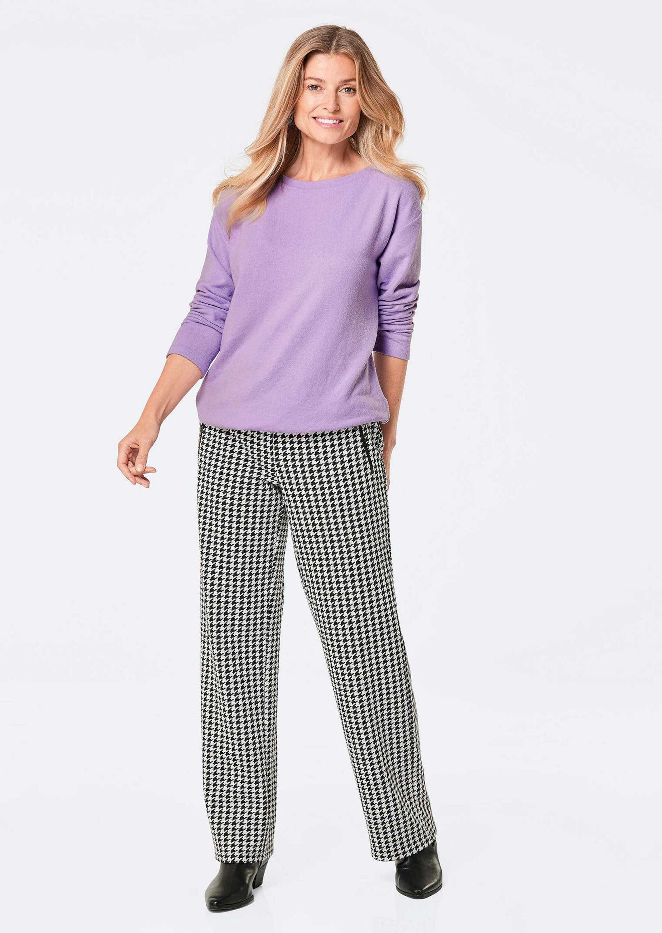 GOLDNER Kurzarmshirt »Kurzgröße Shirt« Mit Gummibund am Saum