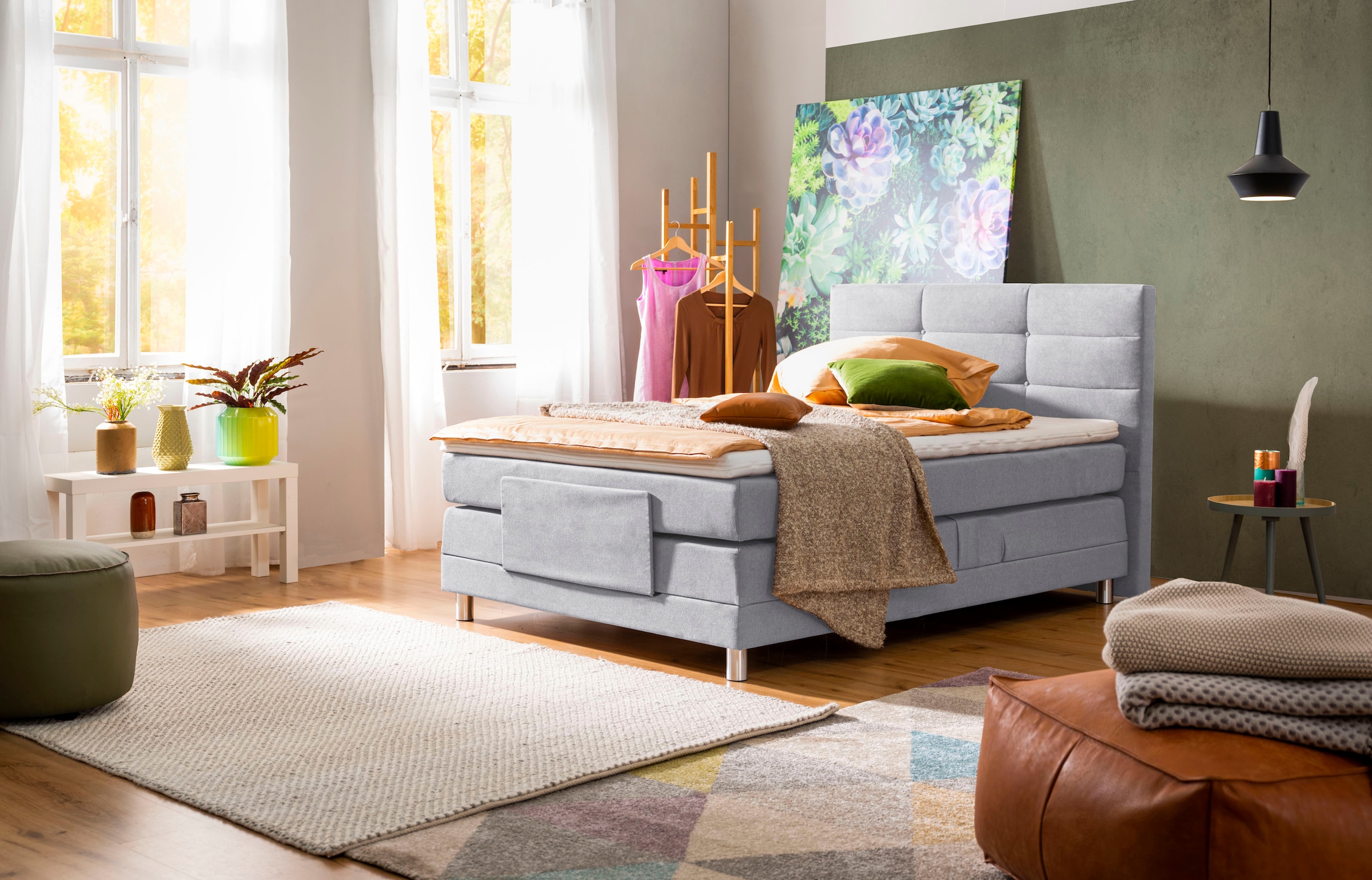 alina Boxspringbett »Matea« inklusive Matratze und Topper, in verschiedenen Größen und Härtegraden
