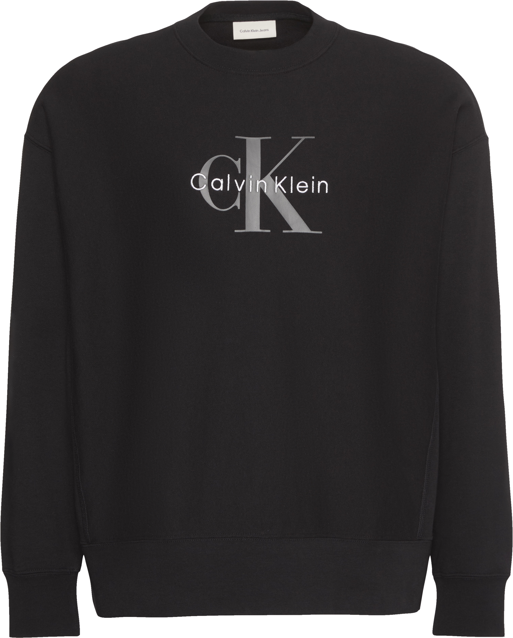 Calvin Klein Jeans Sweatshirt »LS EU 350TERRY MONOLOGO CN SWTSH« Rundhalsausschnitt, regular fit