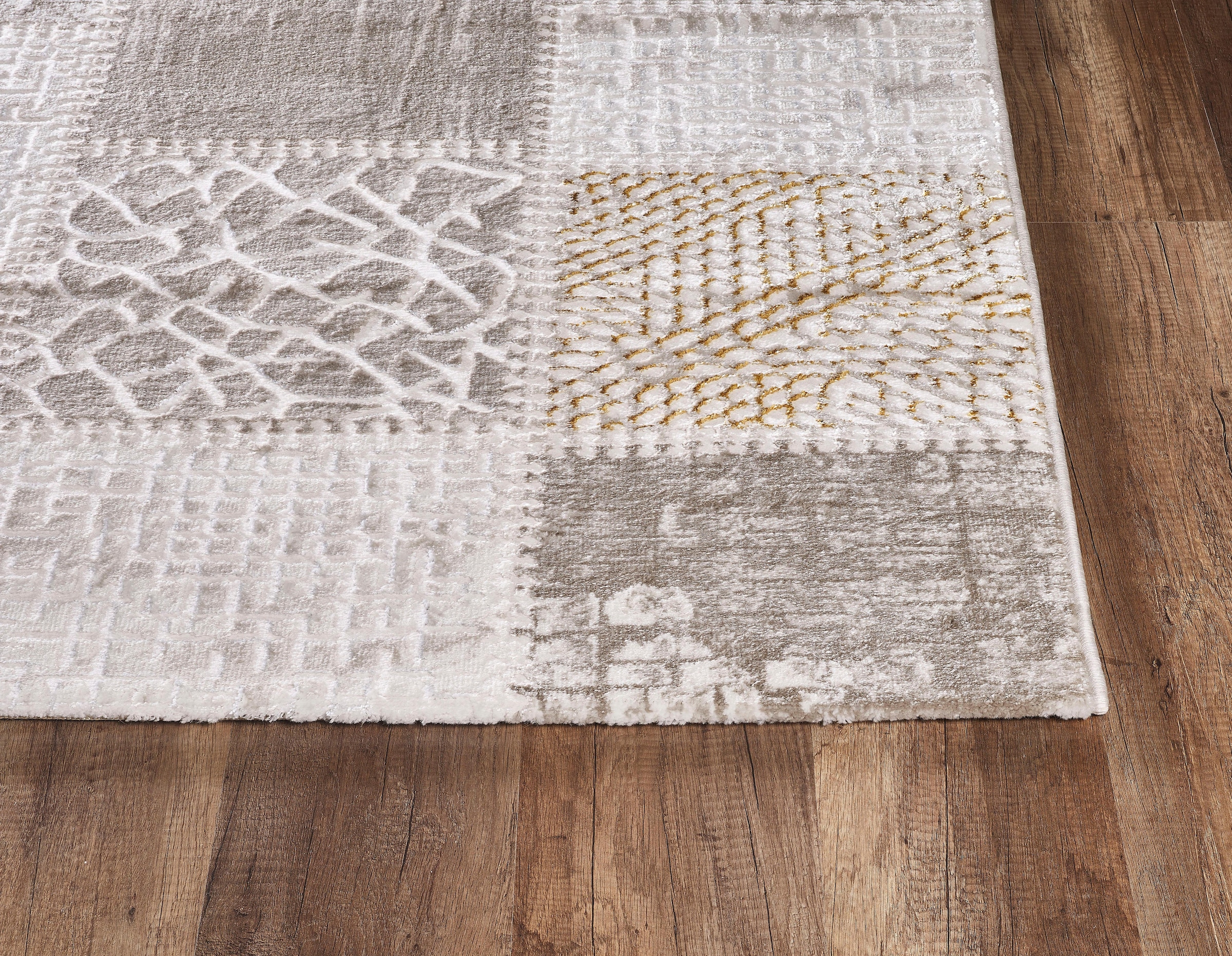 Sanat Teppich »Harmony 3202, auch als Läufer«, rechteckig, 12 mm Höhe, Wohnzimmer, Kurzflor, modern, Retro, Schlafzimmer