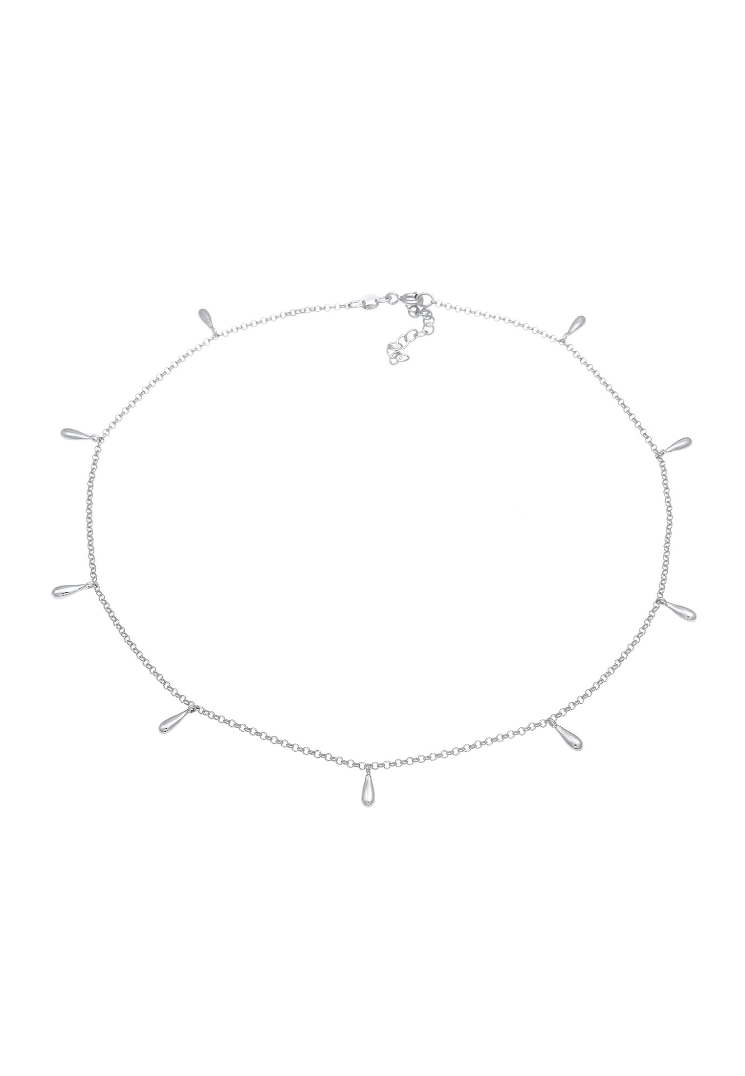 Elli Choker »Halskette Choker Kette Kurz Tropfen Geo 925 Silber«