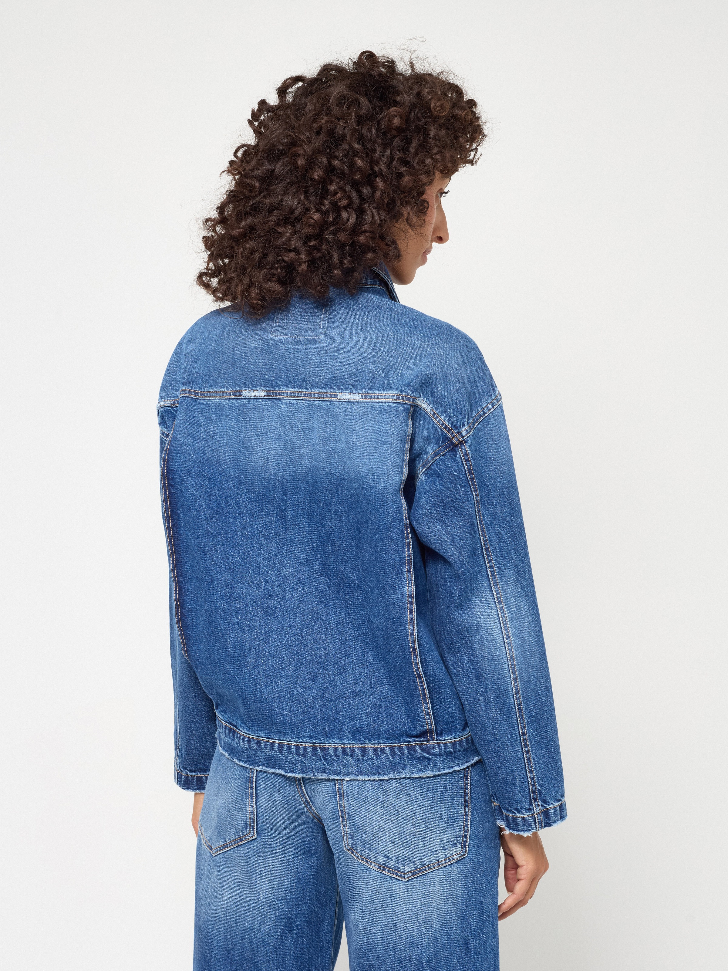GANG Jeansjacke »94ZORA JACKET« im Oversize Fit, Destroyed-Effekte