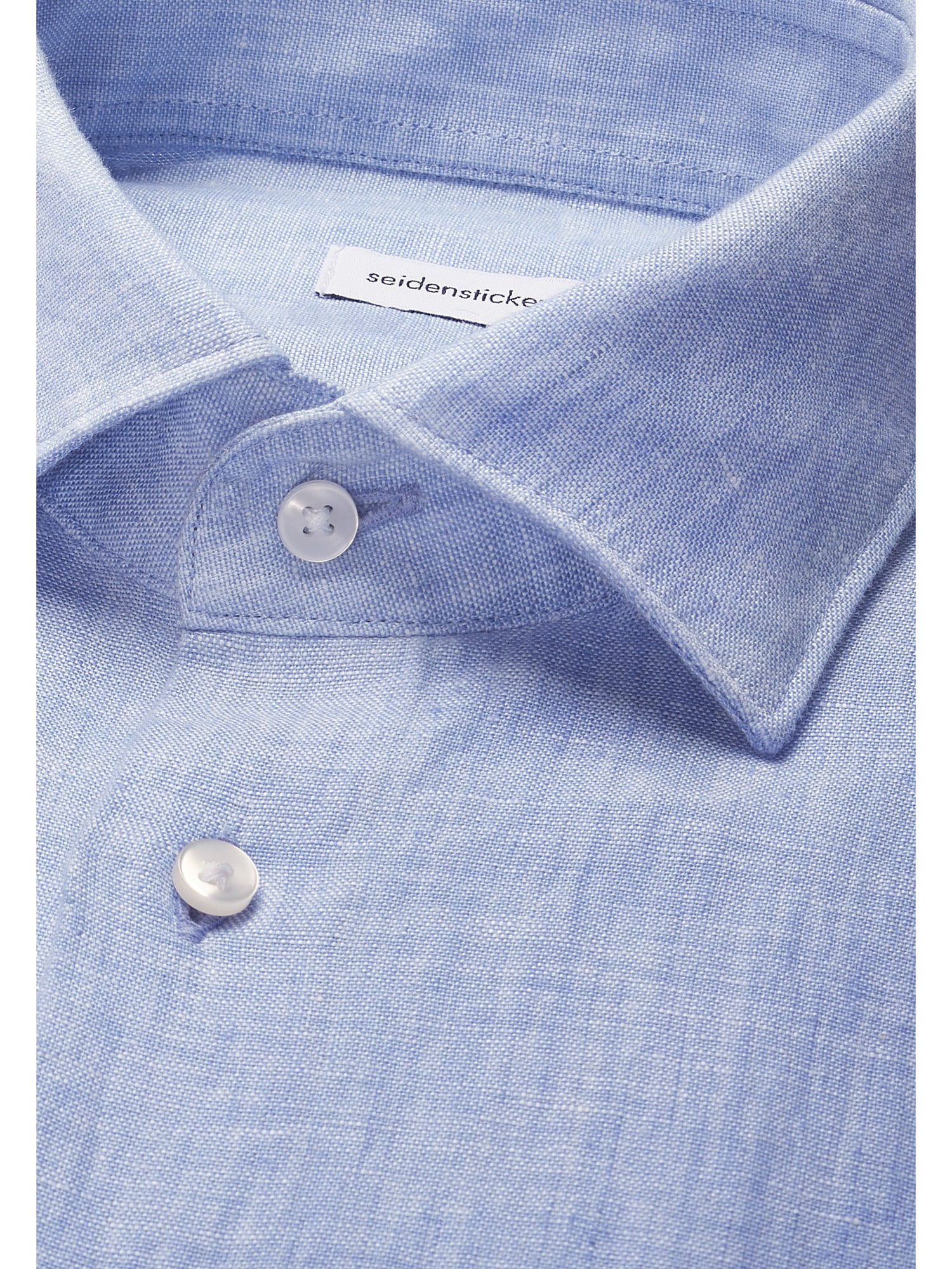 seidensticker Leinenhemd »Schwarze Rose« Slim 1/1 Kentkragen Uni