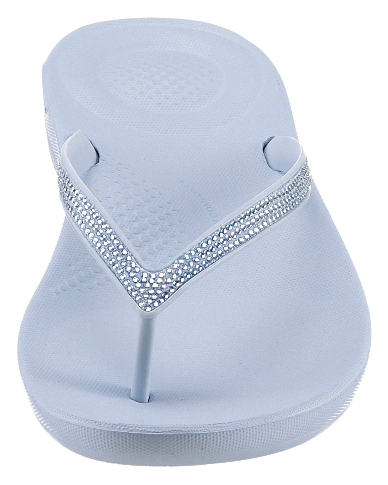 Fitflop Zehentrenner »IQUSHION OMBRE SPARKLE«, Sommerschuh, Schlappen, Poolsildes mit weichem Zehensteg