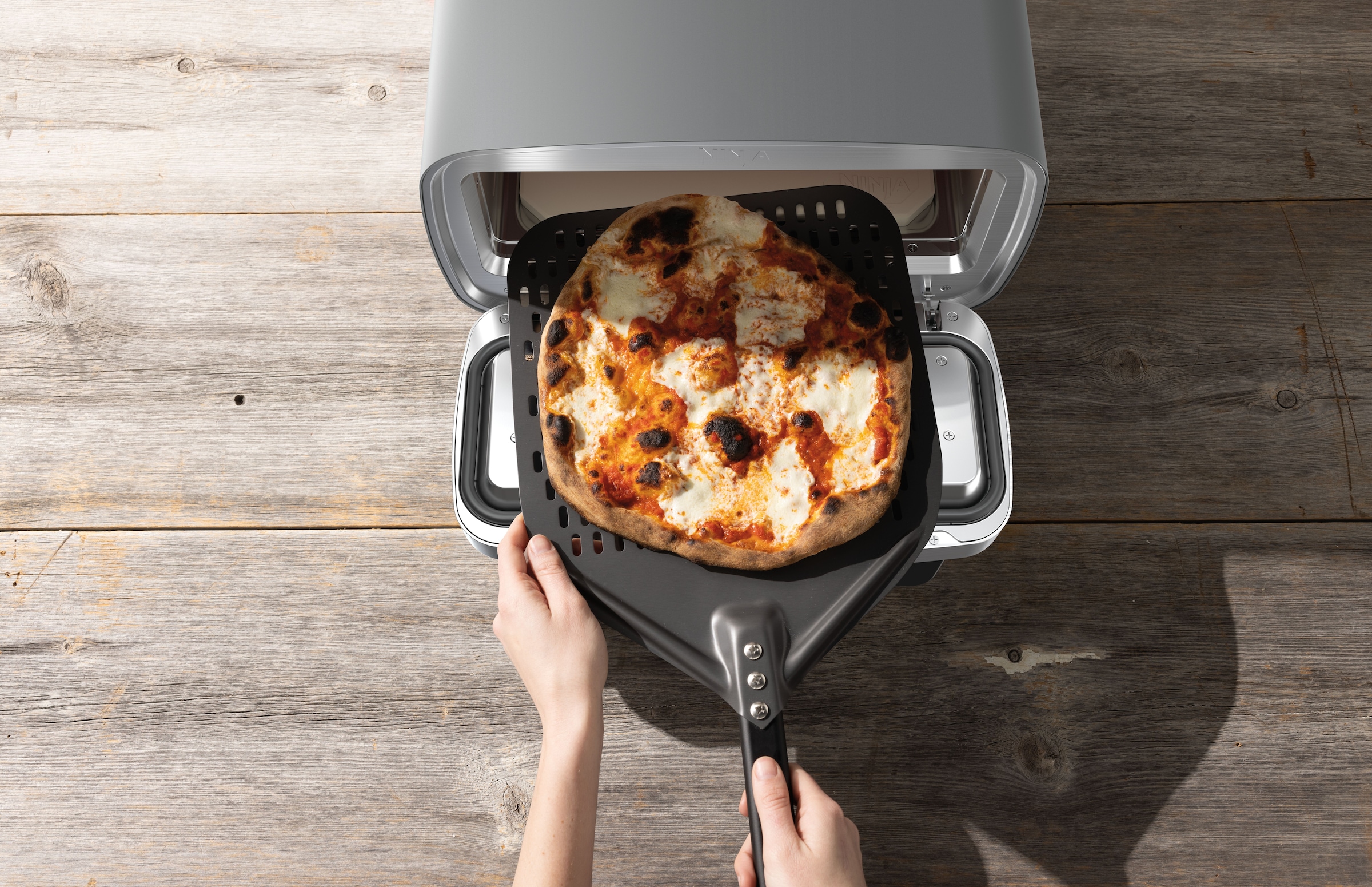 NINJA Pizzaofen »Artisan Outdoor-Elektro-Pizzaofen/Heißluftfritteuse MO201EU«