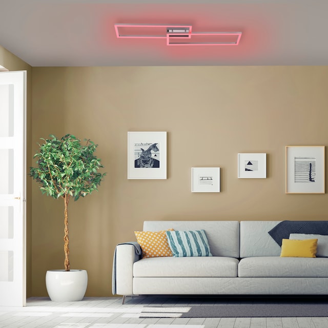 Leuchten Direkt Deckenleuchte »Ls-MAXI«, 2 flammig-flammig, RGB+tunable  white, Infrarot inkl., Fernbedienung, Smarthome fähig bestellen online bei  OTTO