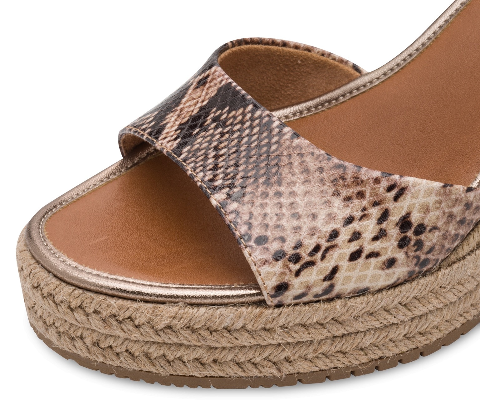 Tamaris Keilsandalette  Plateau, Sommerschuh mit modischem Juterahmen