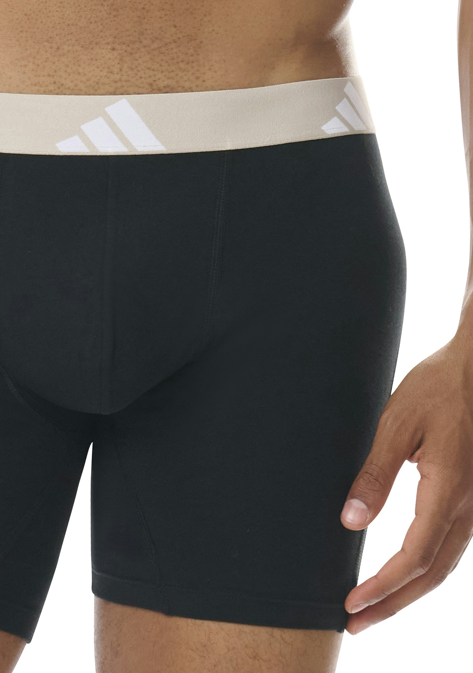 adidas Sportswear Boxershorts »Active Flex Cotton«, (3er Pack), mit etwas längerem Bein