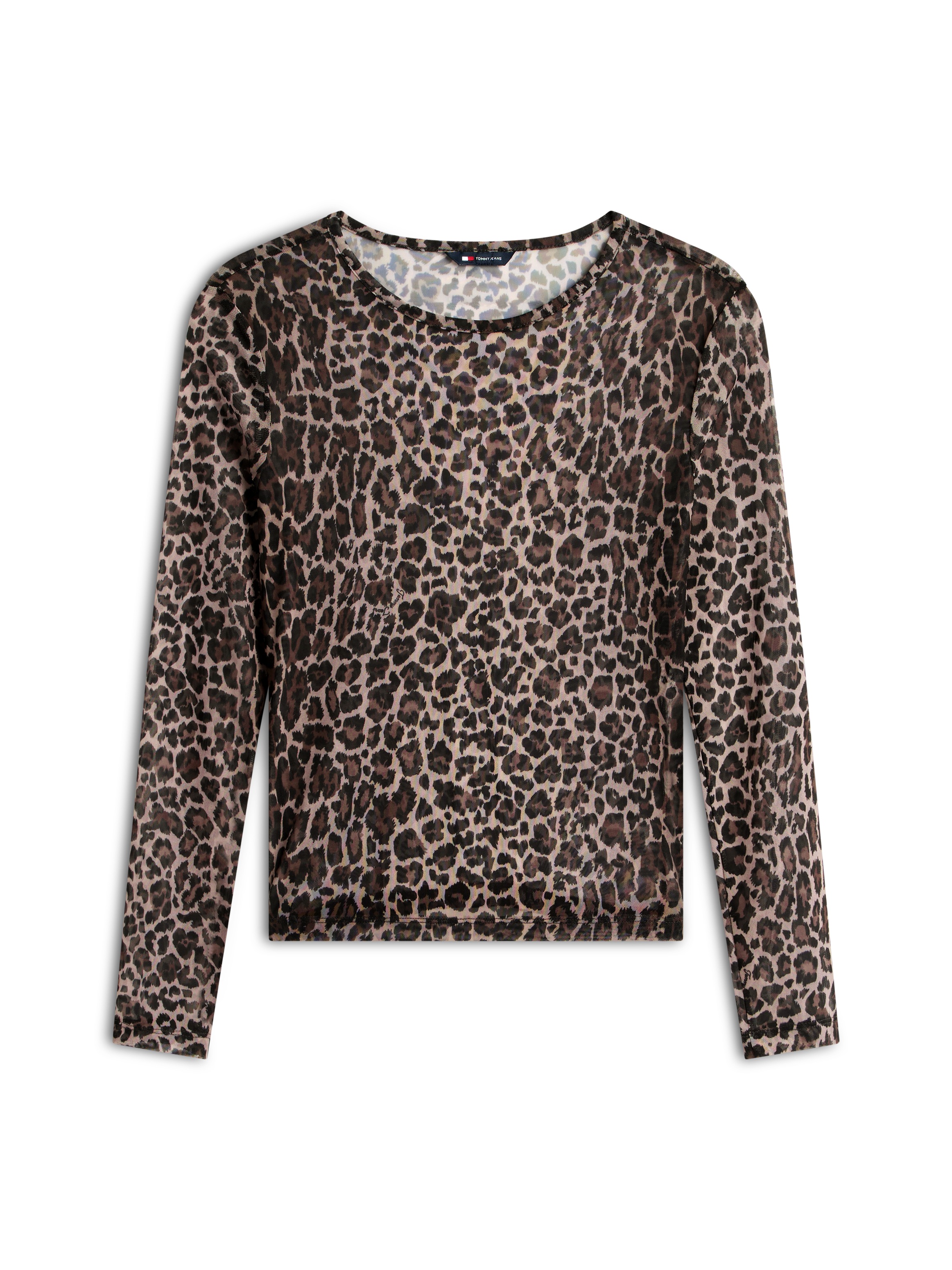 Tommy Jeans Langarmshirt »TJW SLIM AOP MESH LS TOP EXT«