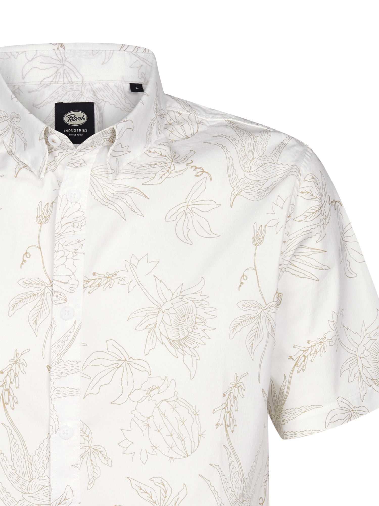 Petrol Industries Kurzarmhemd »Men Shirt Short Sleeve AOP« mit All-Over Print