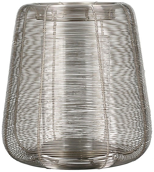 Casablanca By Gilde Windlicht »Kerzenhalter Lucero in silberfarben, Größe B/H/T: 30 cm x 35 cm x 30 cm