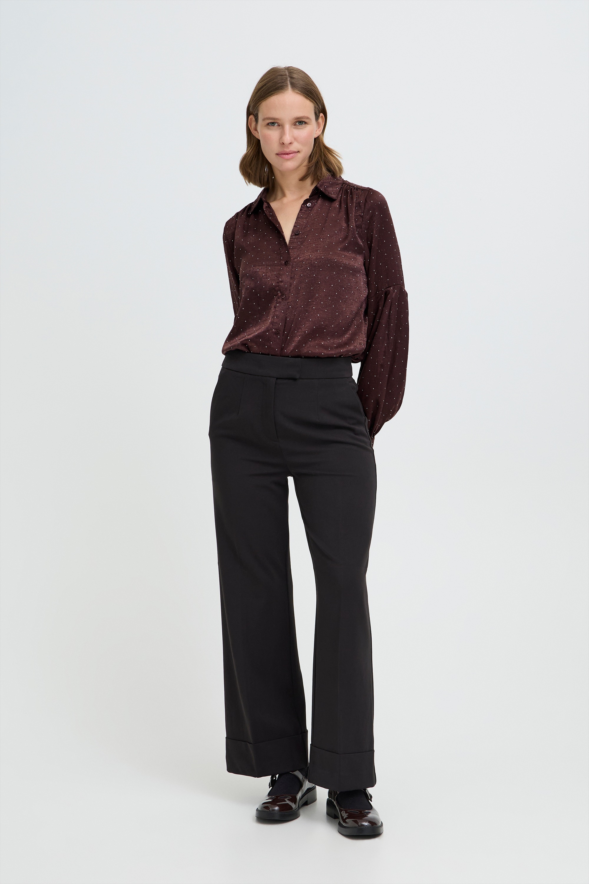 b.young Hemdbluse »Damen Hemd langarm BYHALLE«