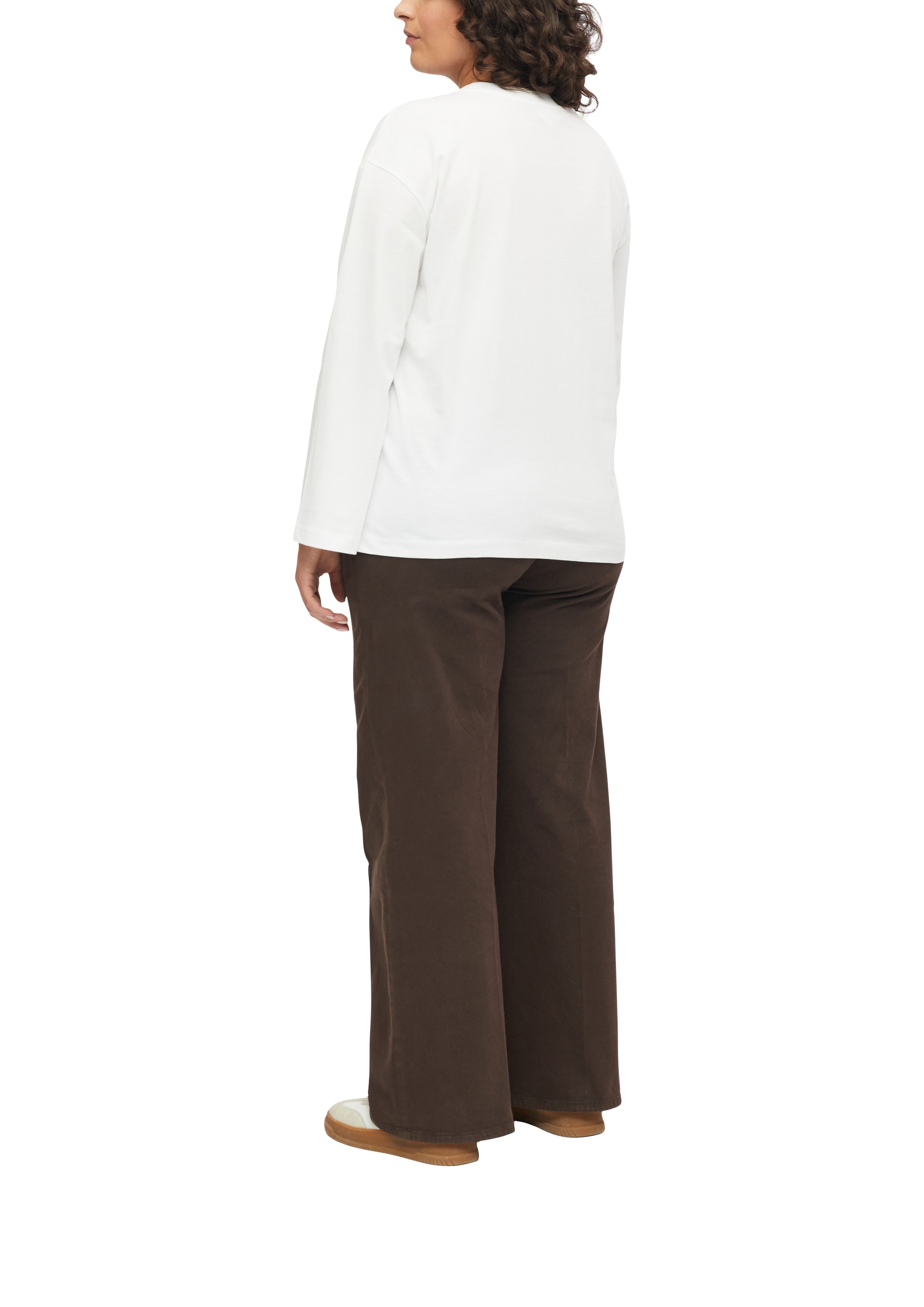 s.Oliver CURVE Langarmshirt mit Rundhals / Große Größen