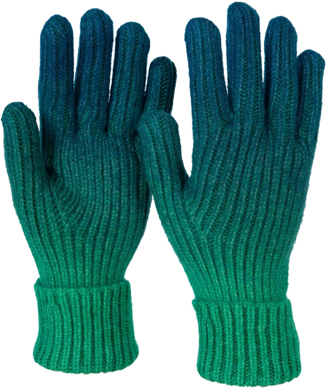 styleBREAKER Strickhandschuhe »Strickhandschuhe Farbverlauf Muster« 2 Stk.