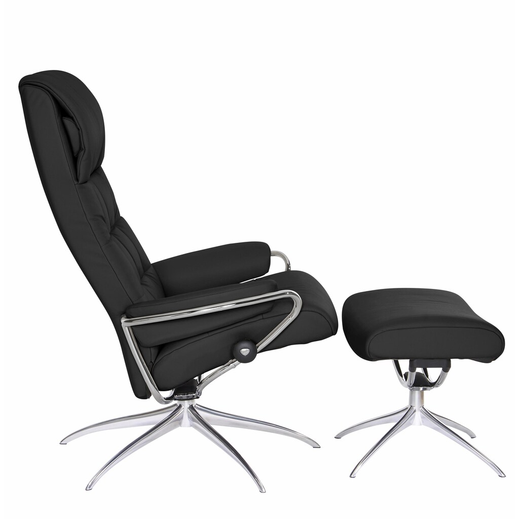 Stressless® Relaxsessel »London«, (Set, Relaxsessel mit Hocker)