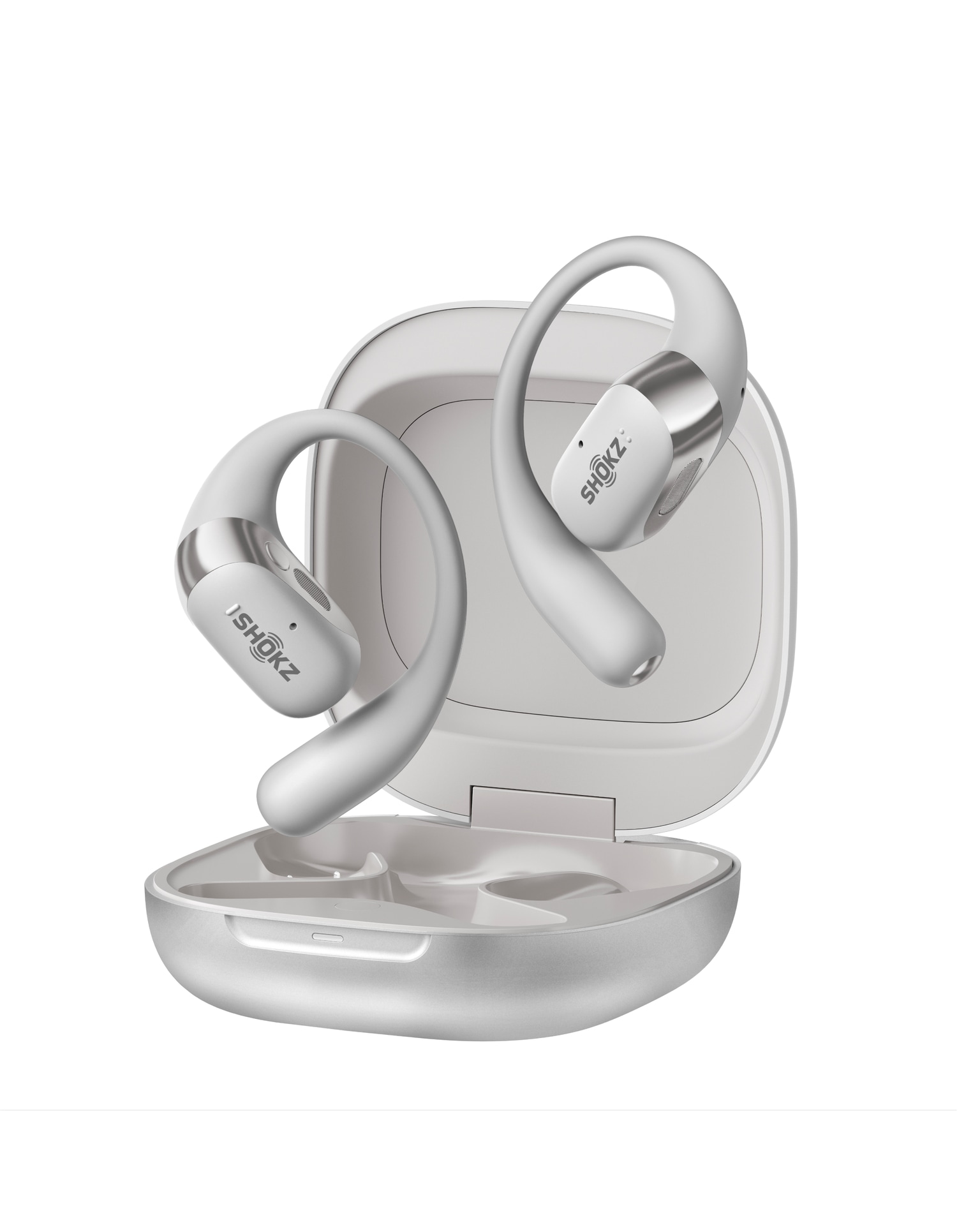Shokz Open-Ear-Kopfhörer »OpenFit 2+ inklusive Schutzhülle«, A2DP Bluetooth, Freisprechfunktion-True Wireless