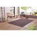 my home Teppich »Rhodos«, rechteckig, 3 mm Höhe, Sisal-Optik, Flachgewebe, In- und Outdoor geeignet, Wohnzimmer, Terrasse, Balkon