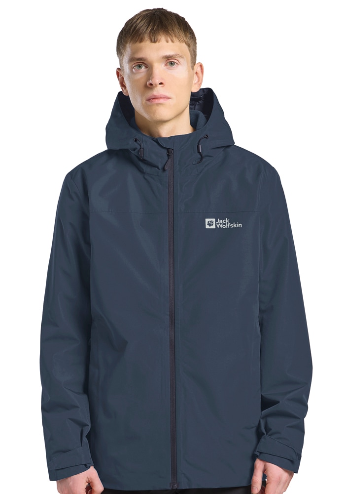 Jack Wolfskin 3-in-1-Funktionsjacke »TAUBENBERG 3IN1 JKT M«, mit Kapuze