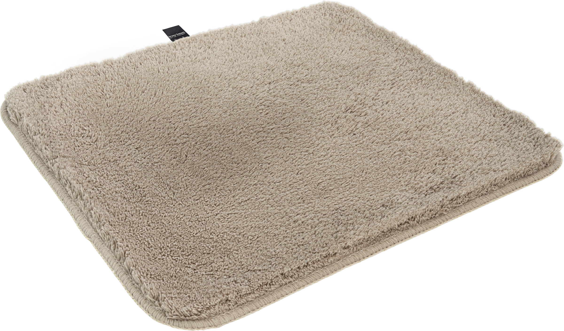 Bruno Banani Badematte »Lana, Standard & Premium Qualität, 25 mm oder 30 mm Höhe« rutschhemmend beschichtet fußbodenheizungsgeeignet | schnell trocknend | strapazierfähig Badteppich, Badematten, unifarben, auch als 3 teiliges Set & rund
