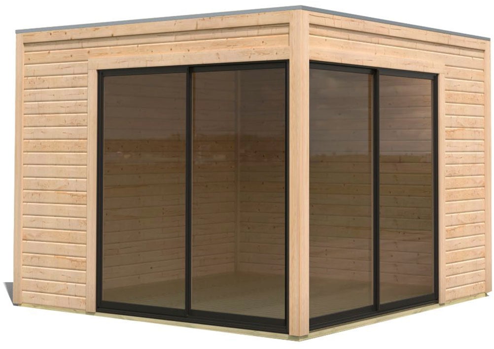 Karibu Gartenhaus »Ditsche 3« inkl. Massivholzfußboden