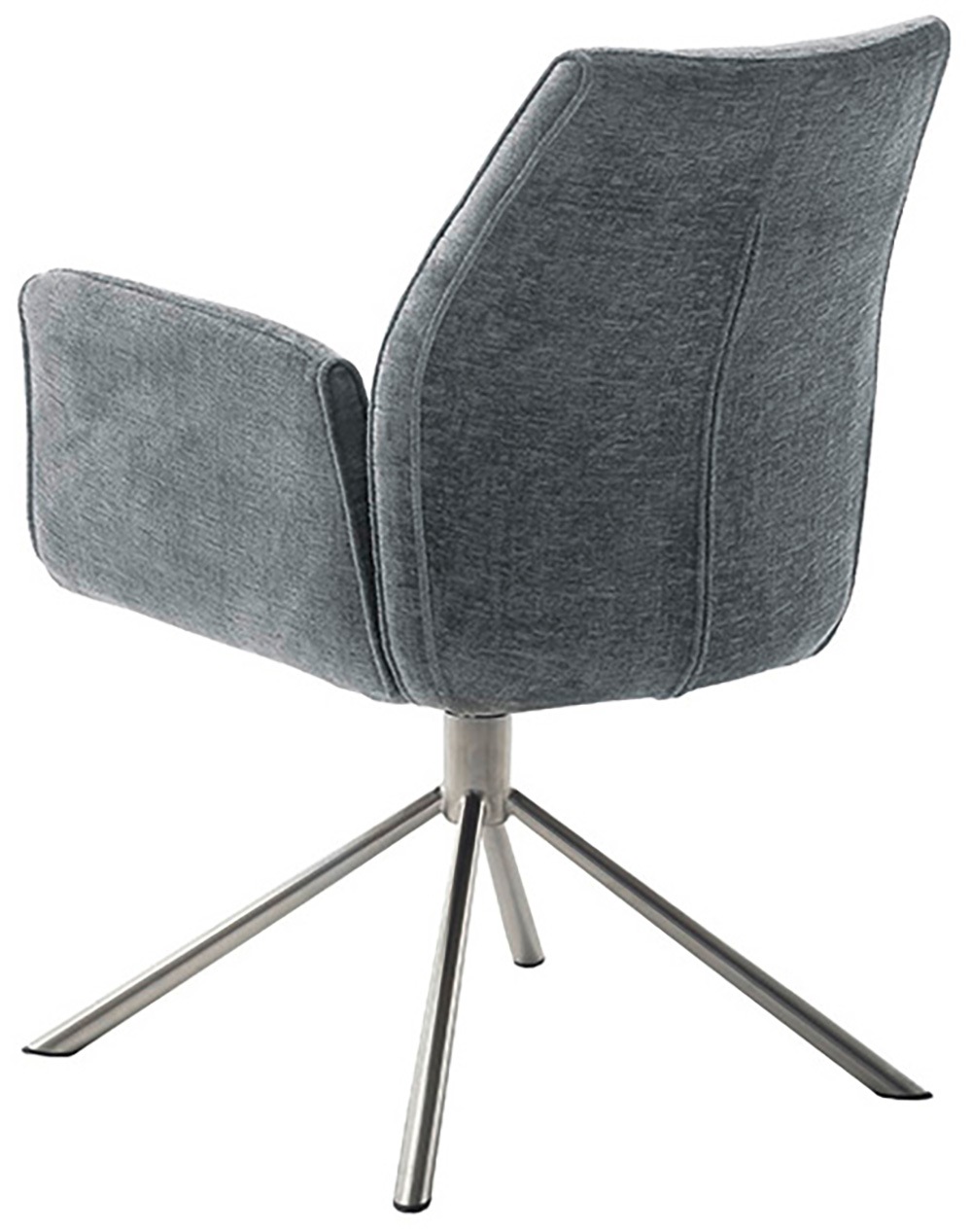 MCA furniture Esszimmerstuhl, Chenilleoptik, (2er-Set), drehbar 360°, Belastbarkeit 120 kg, Sitzhöhe ca. 50 cm