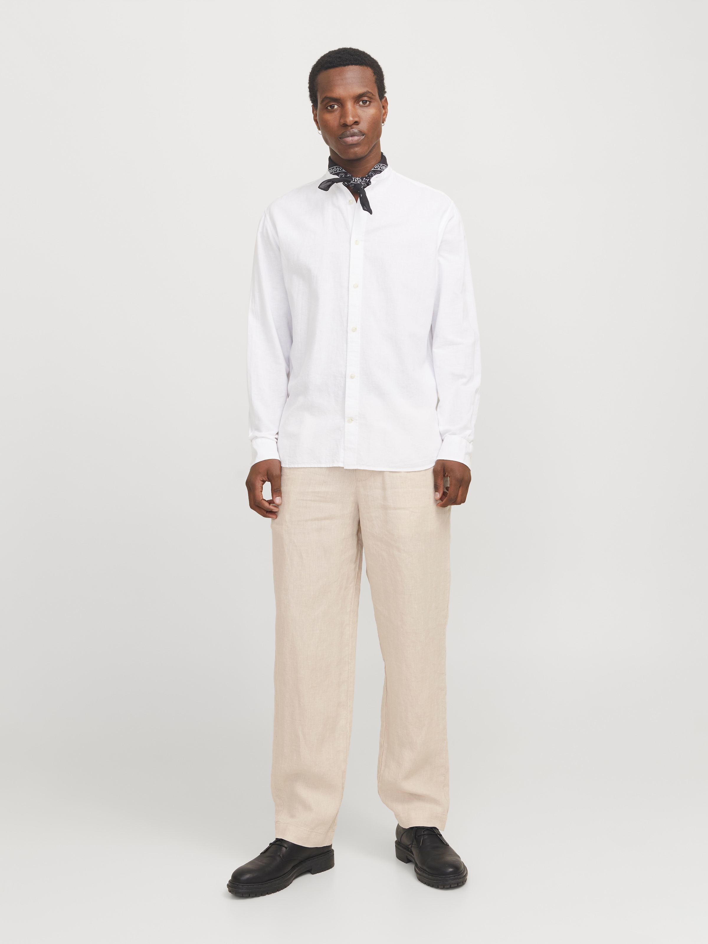 Jack & Jones Chinohose »JPSTKARL LAWRENCE LINEN CHINO SN«