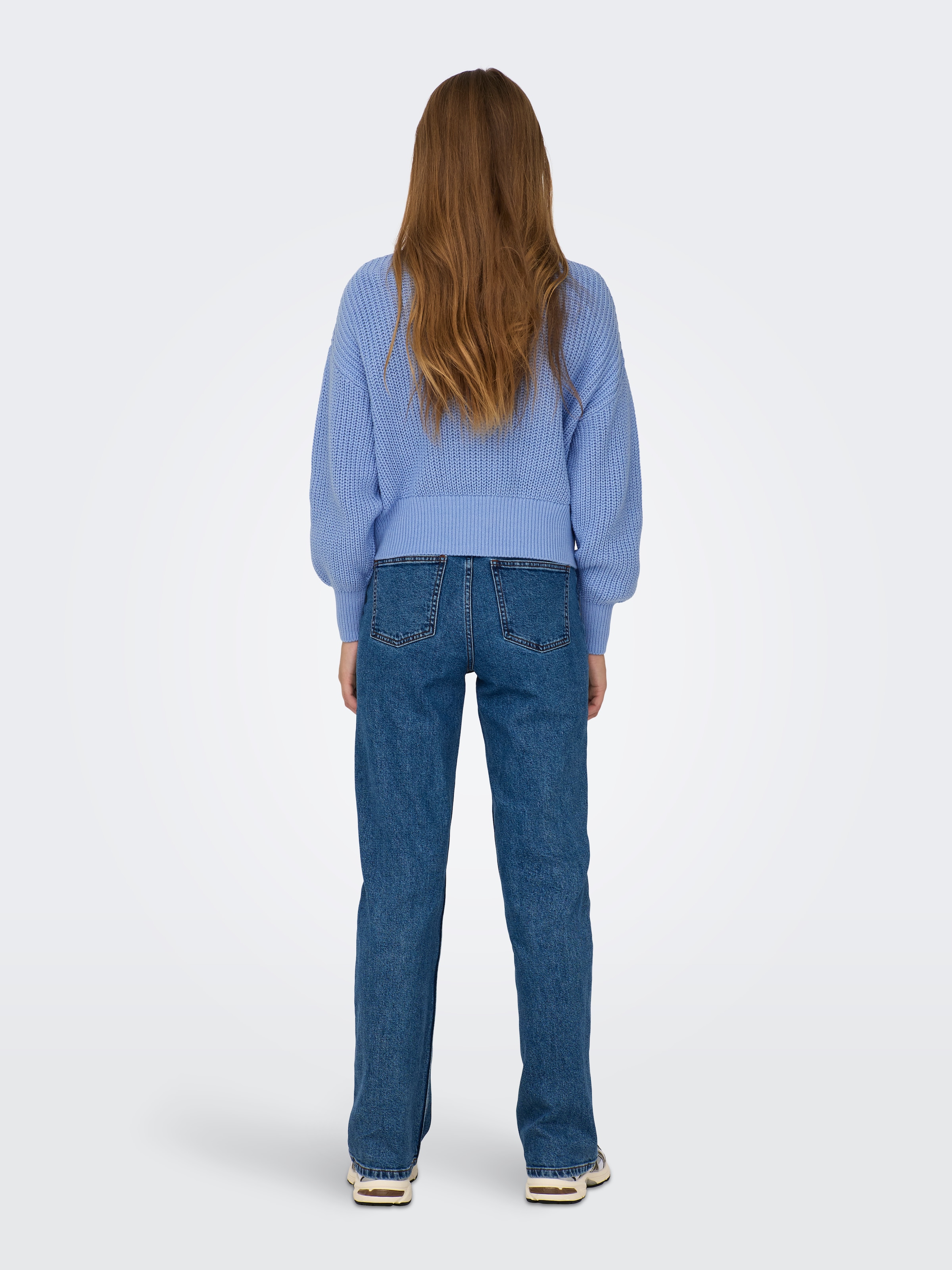 ONLY Stehkragenpullover »ONLDORITTA LS CABLE ZIP HIG NECK KNT«