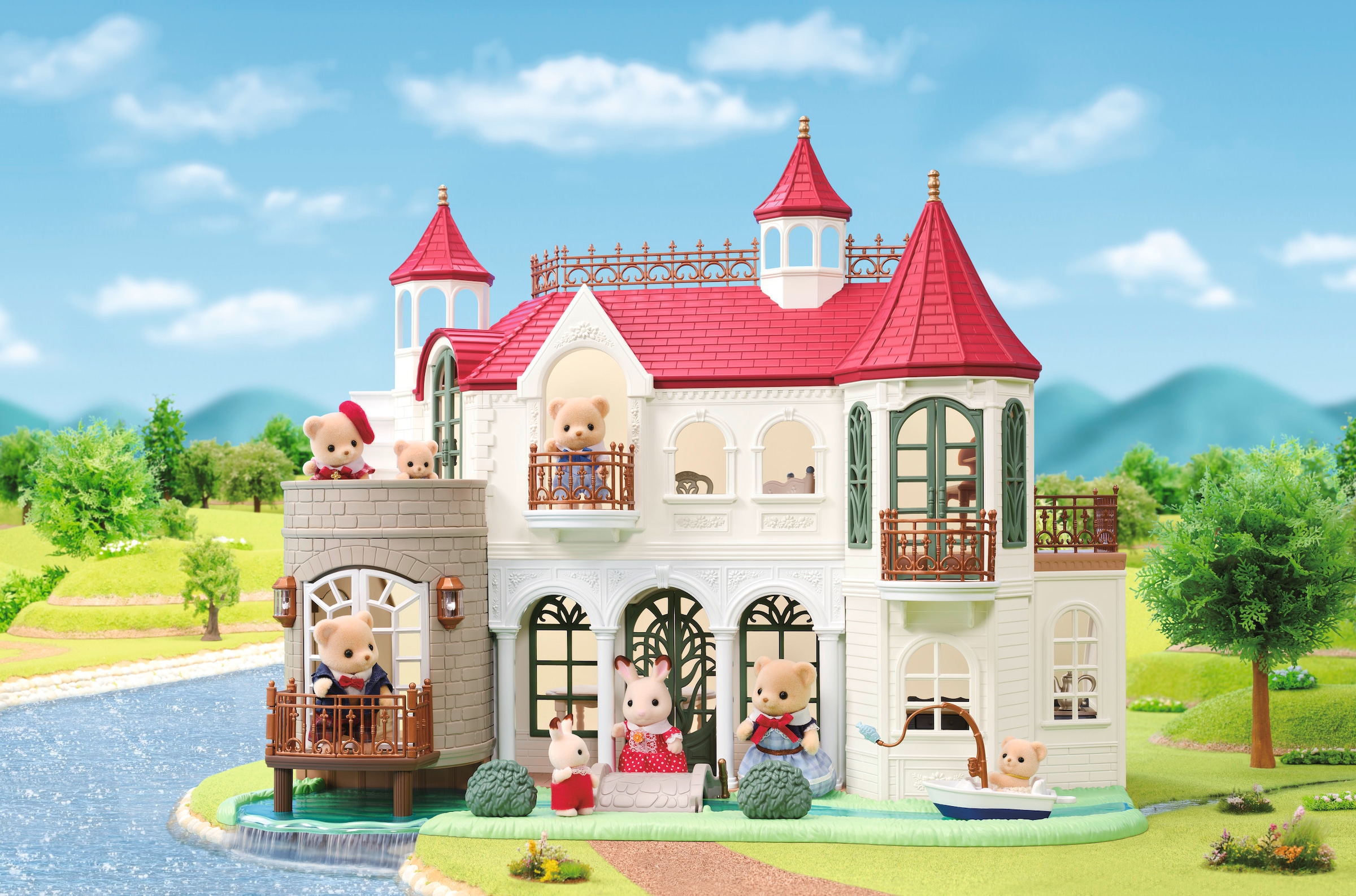 Sylvanian Families Spielwelt »Villa am Fluss«