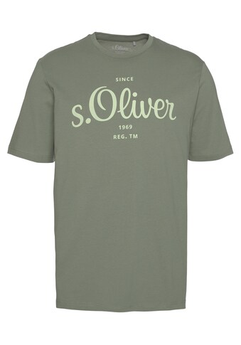 s.Oliver T-Shirt, mit markantem Logo-Print kaufen