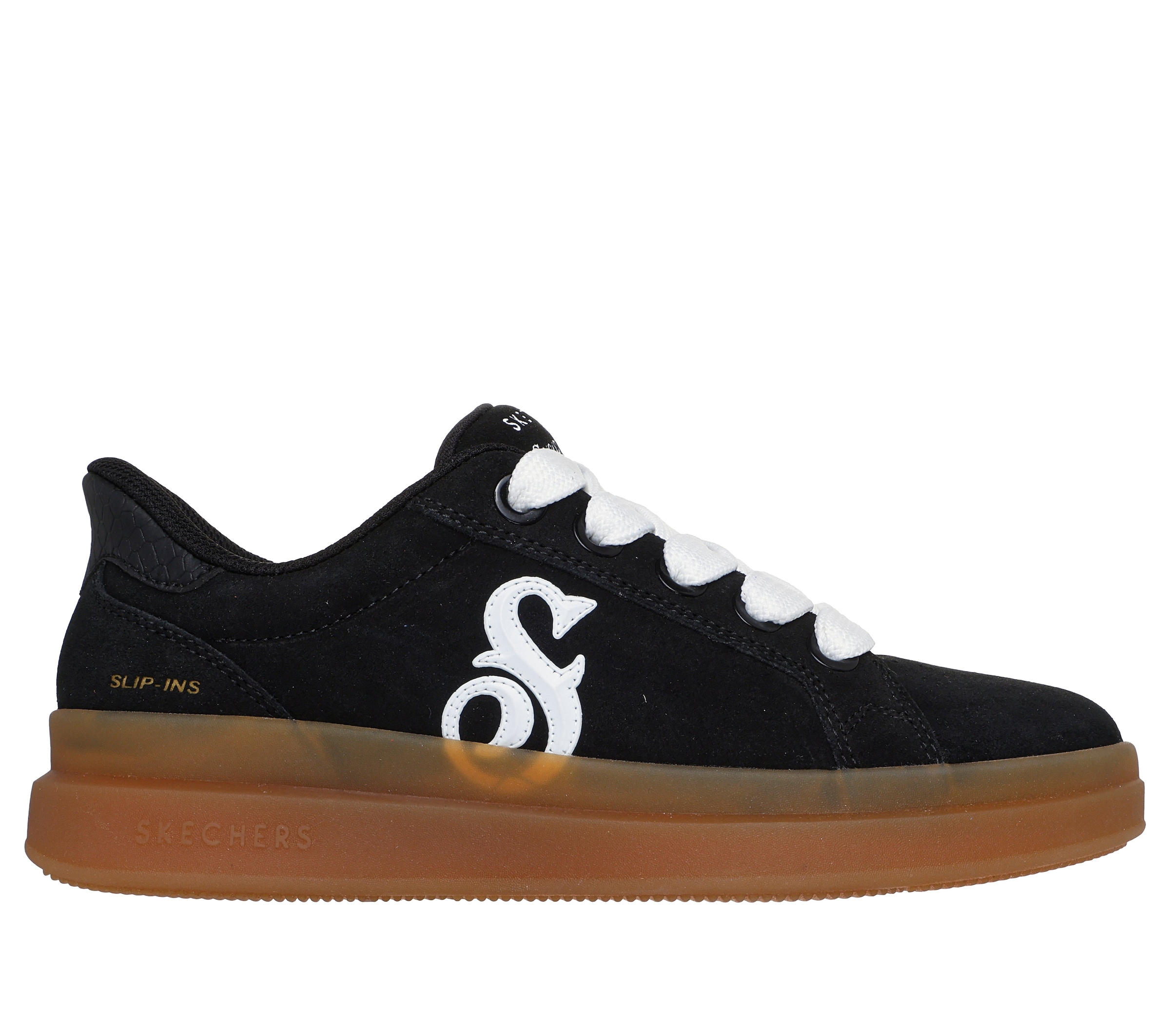 Skechers Sneaker »COURTSIDE-CALI GIRLZ«  Basket-Sneaker, Schnürschuh mit Slip-Ins Funktion