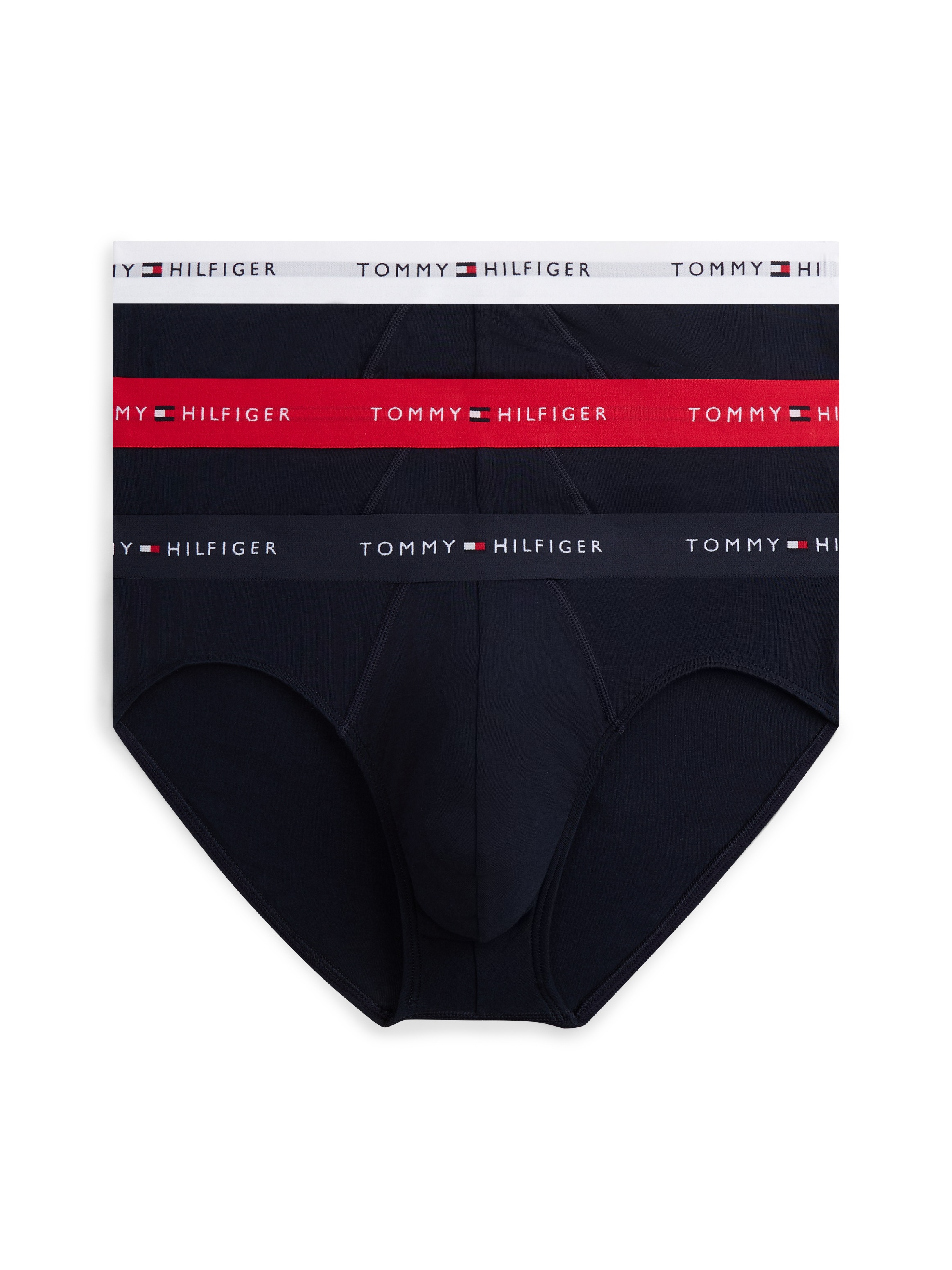 Tommy Hilfiger Underwear Slip »3P BRIEF DTM« Packung, 3er, 3 Stk. mit Logo-Elastikbund