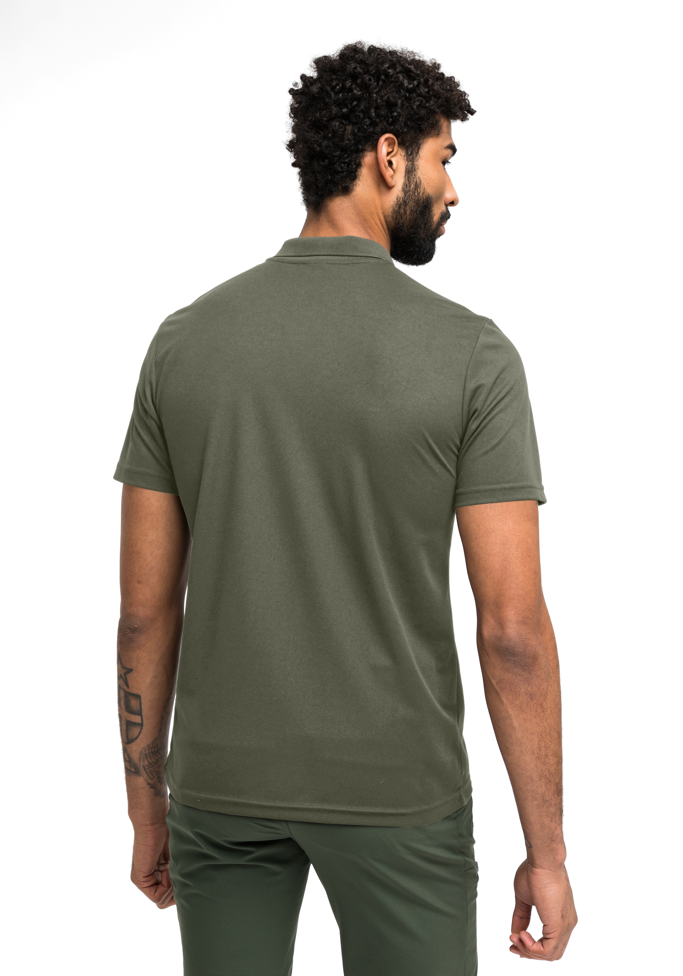 Maier Sports Poloshirt »Ulrich« Herren Polo kurzarm, leichtes Shirt, Funktionsshirt mit Kragen Reg Fit