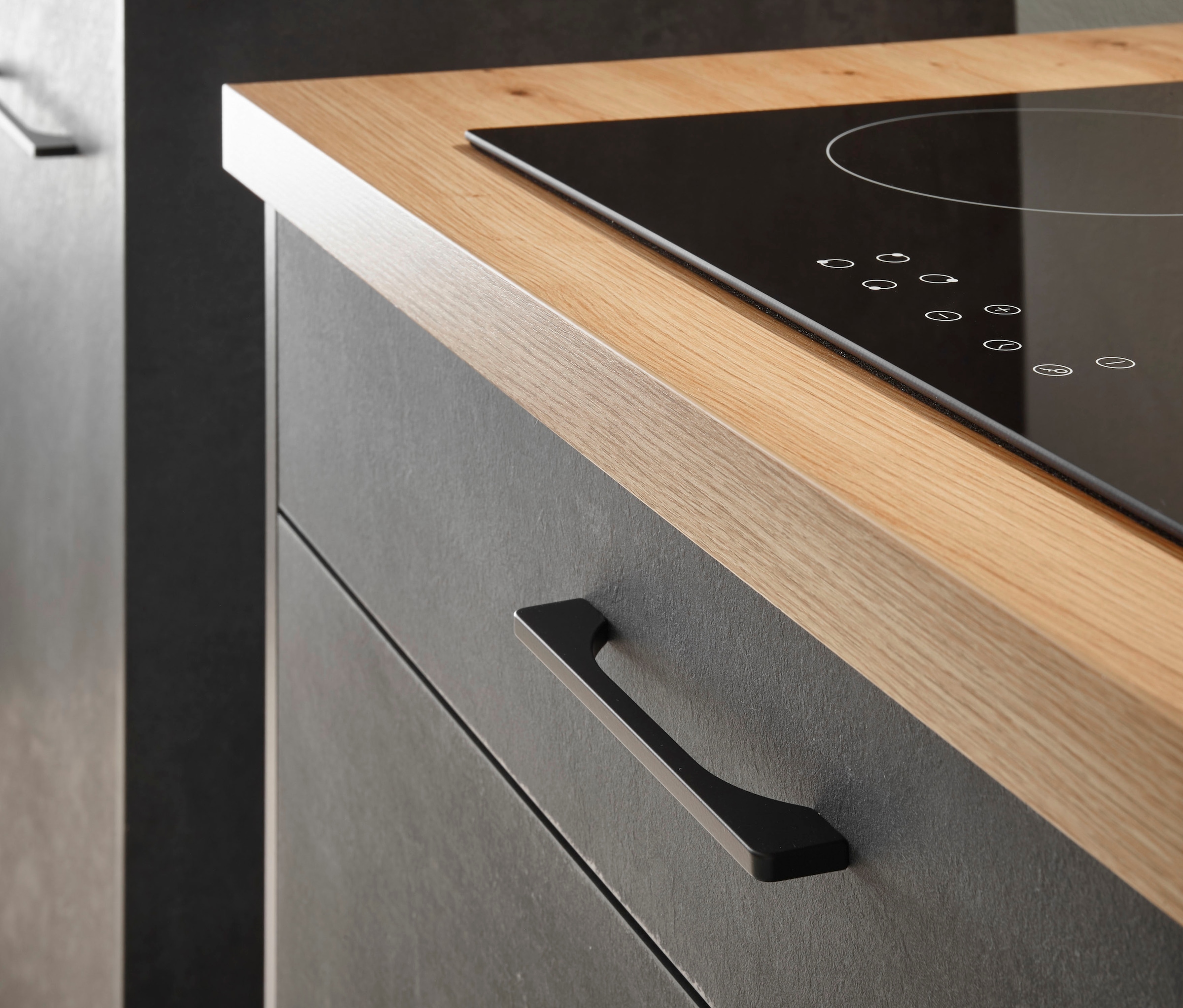 BASIC by Balculina Küche »Ronto«, Breite 326 cm, mit E-Geräten