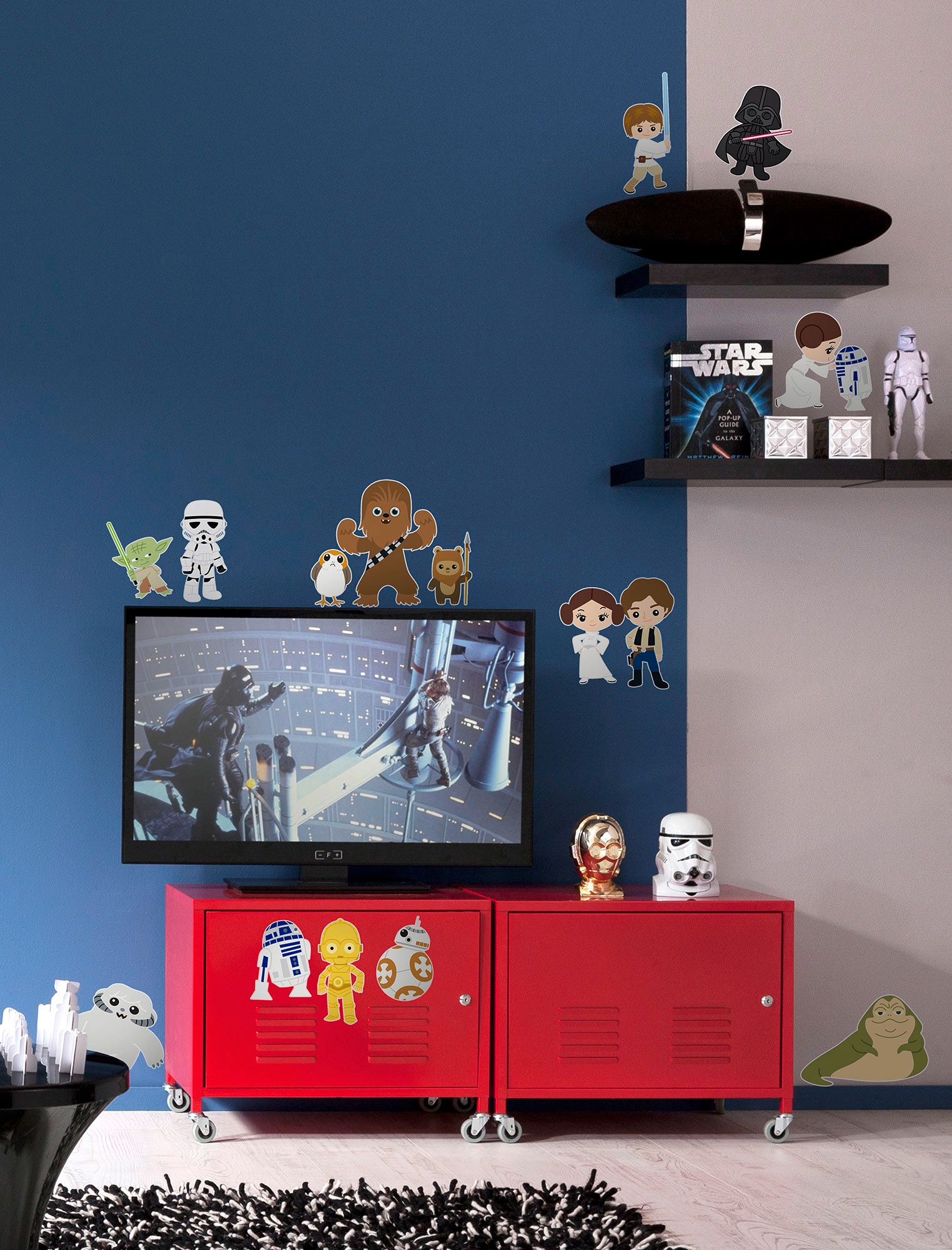 Komar Wandtattoo »Star Wars Little Heroes«, (15 St.), 50x70 cm (Breite x  Höhe), selbstklebendes Wandtattoo bestellen im OTTO Online Shop