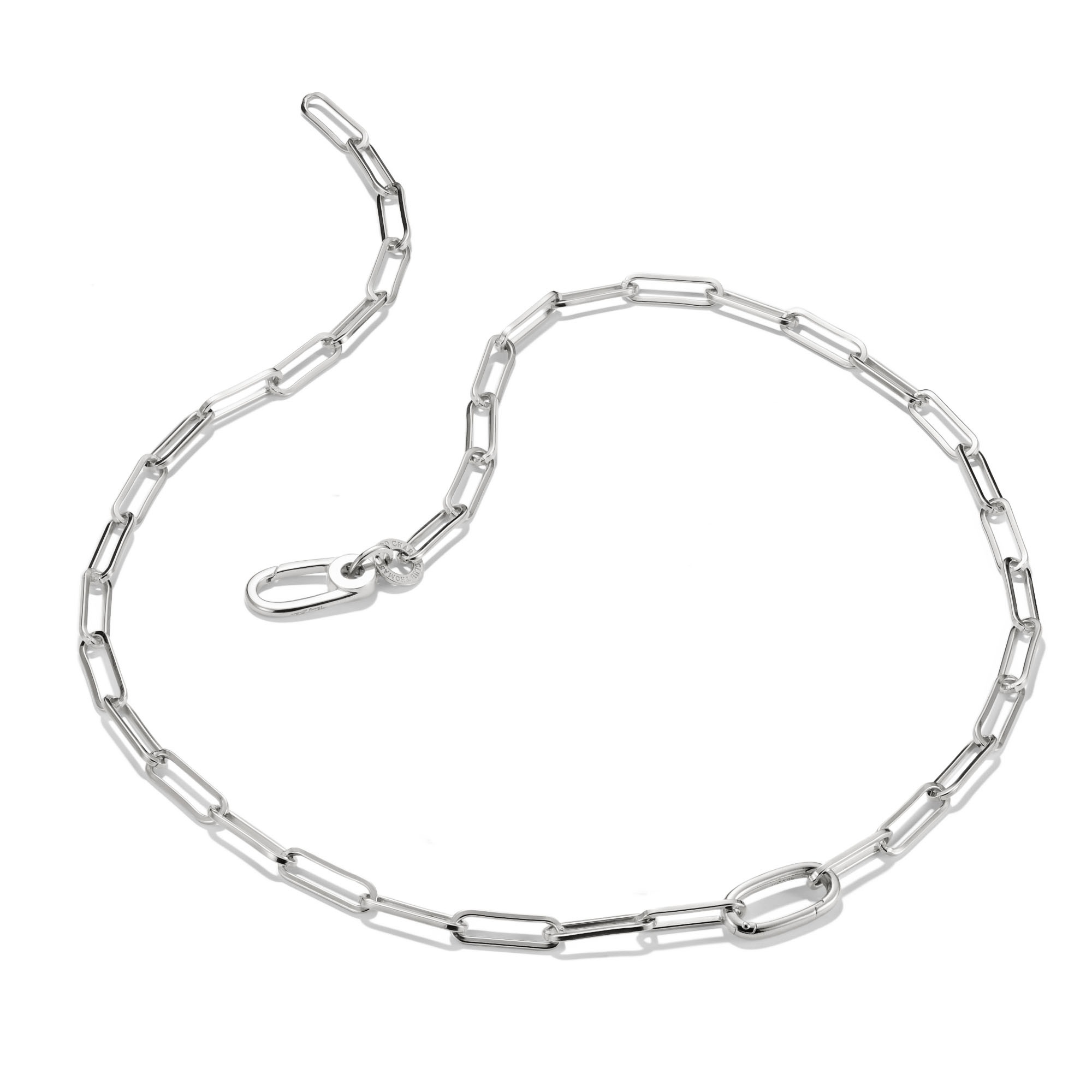 THOMAS SABO Charm-Kette »Charm Club Connect: Paperclip mit einem Connect Link«