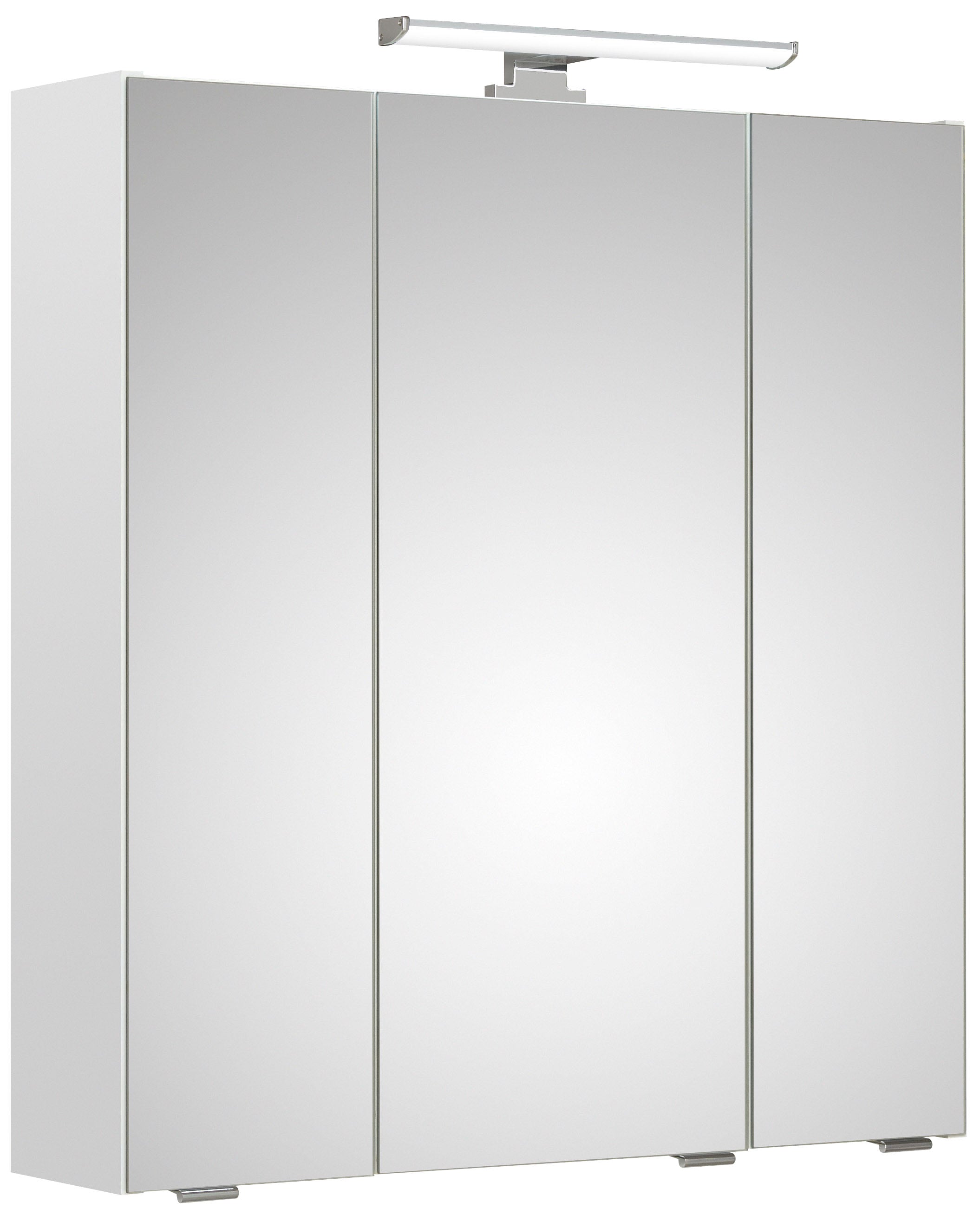 PELIPAL Spiegelschrank »Quickset«, cm, online OTTO Breite bei 65 Schalter-/Steckdosenbox LED-Beleuchtung, 3-türig