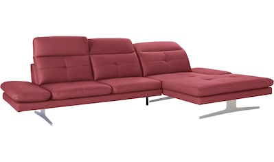exxpo - sofa fashion Ecksofa, inkl. Kopf- bzw. Rückenverstellung und Armlehnenverstellung kaufen