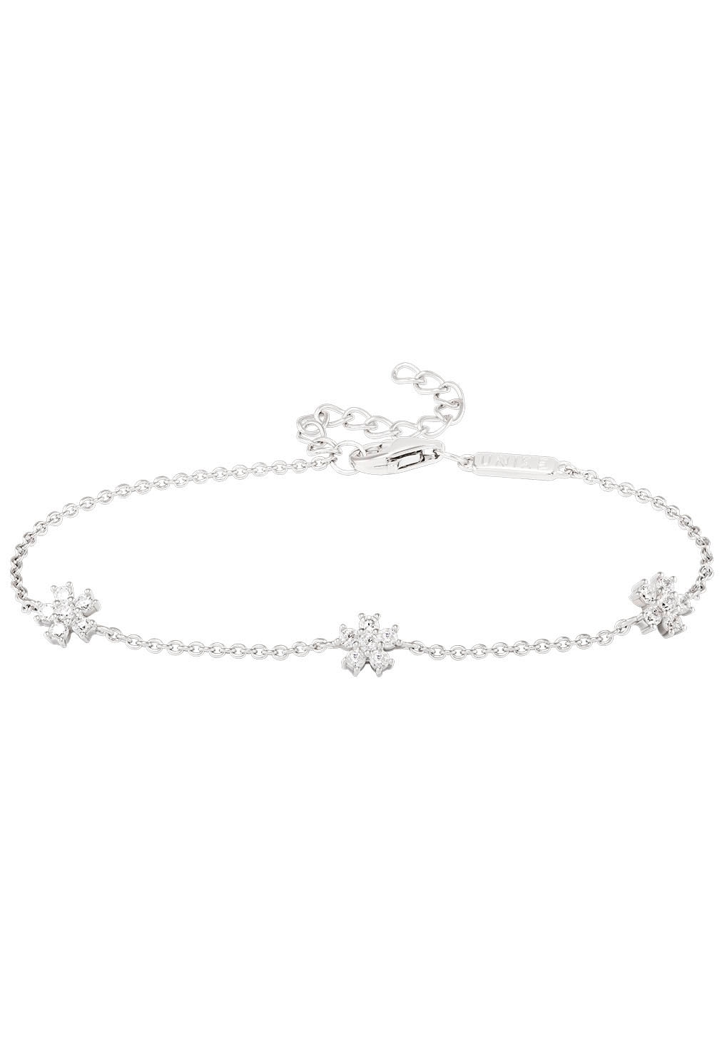 Armkette »MIX&MATCH FLOWER BLUME, UK.PU.1205.0012«, mit Zirkonia (synth.)