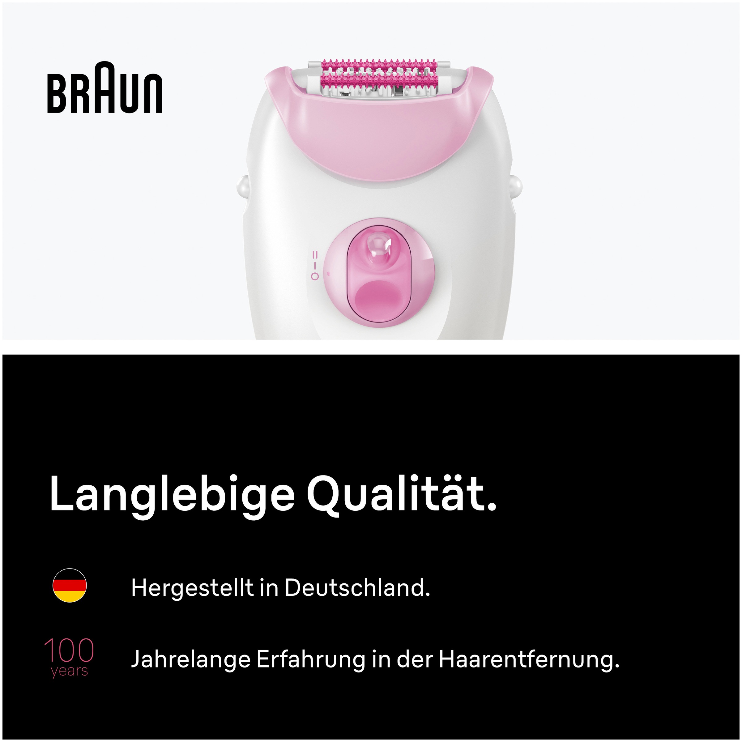 Braun Epilierer »Silk-épil 3 SE3-202« Langanhaltend glatte Haut, Inklusive Bikini-Trimmer, SmartLight