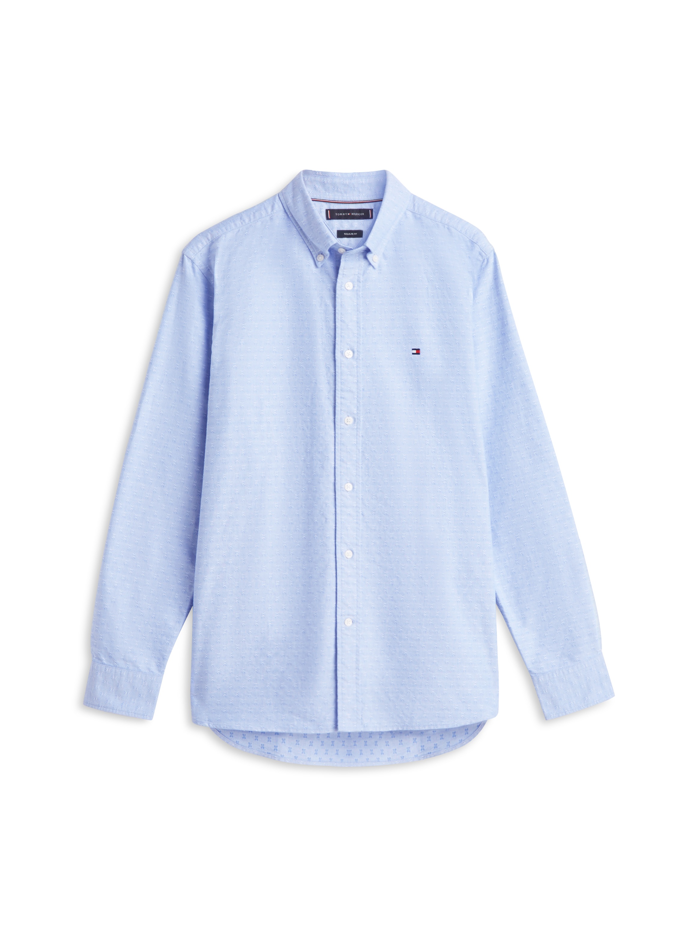 Tommy Hilfiger Langarmhemd »OXFORD DOBBY« Button-down-Kragen, regular fit, Businesshemd