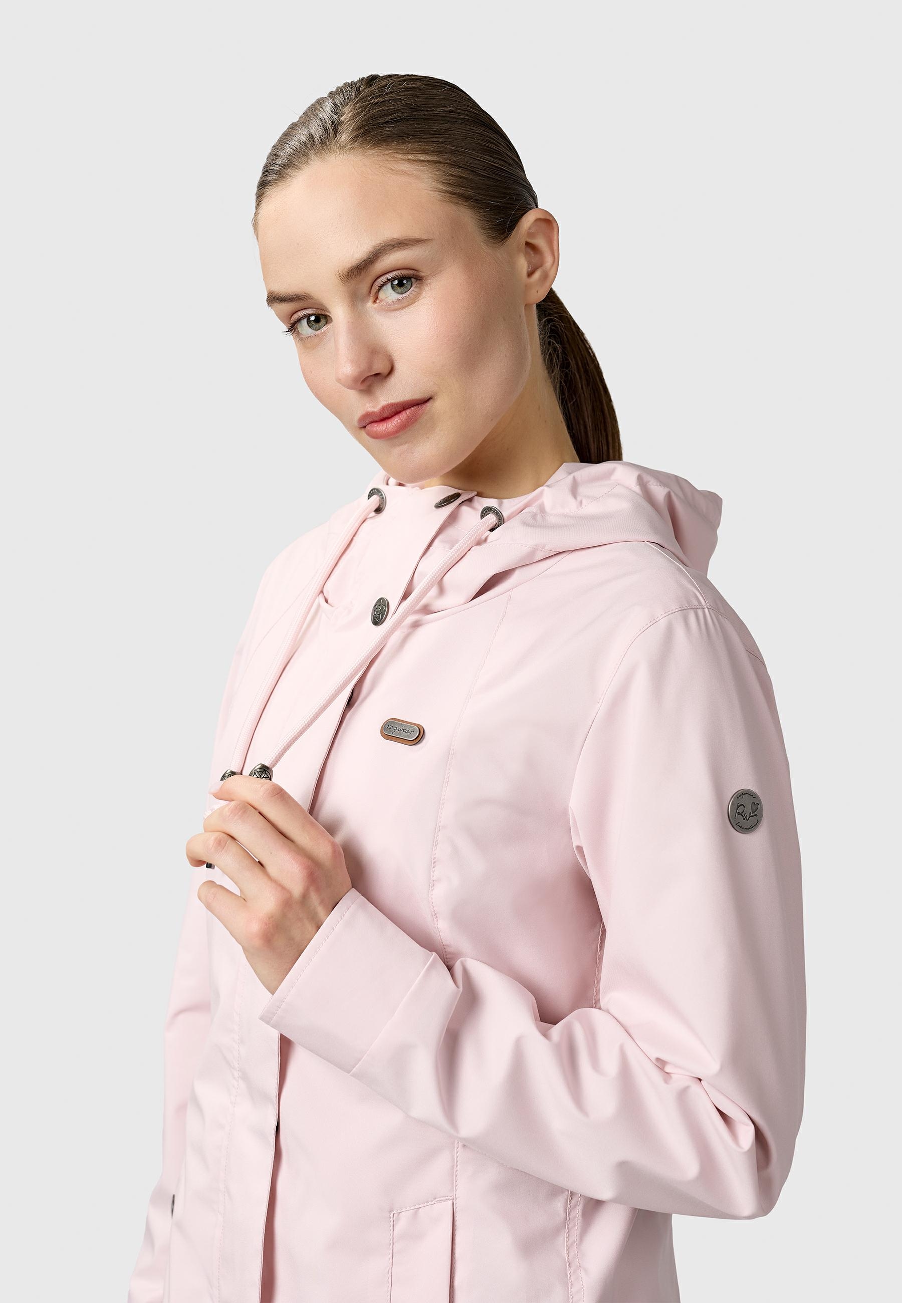Ragwear Outdoorjacke »Outdoorjacke Alvena Summer YOUMODO« mit Kapuze Wasserdichte und atmungsaktive Übergangsjacke
