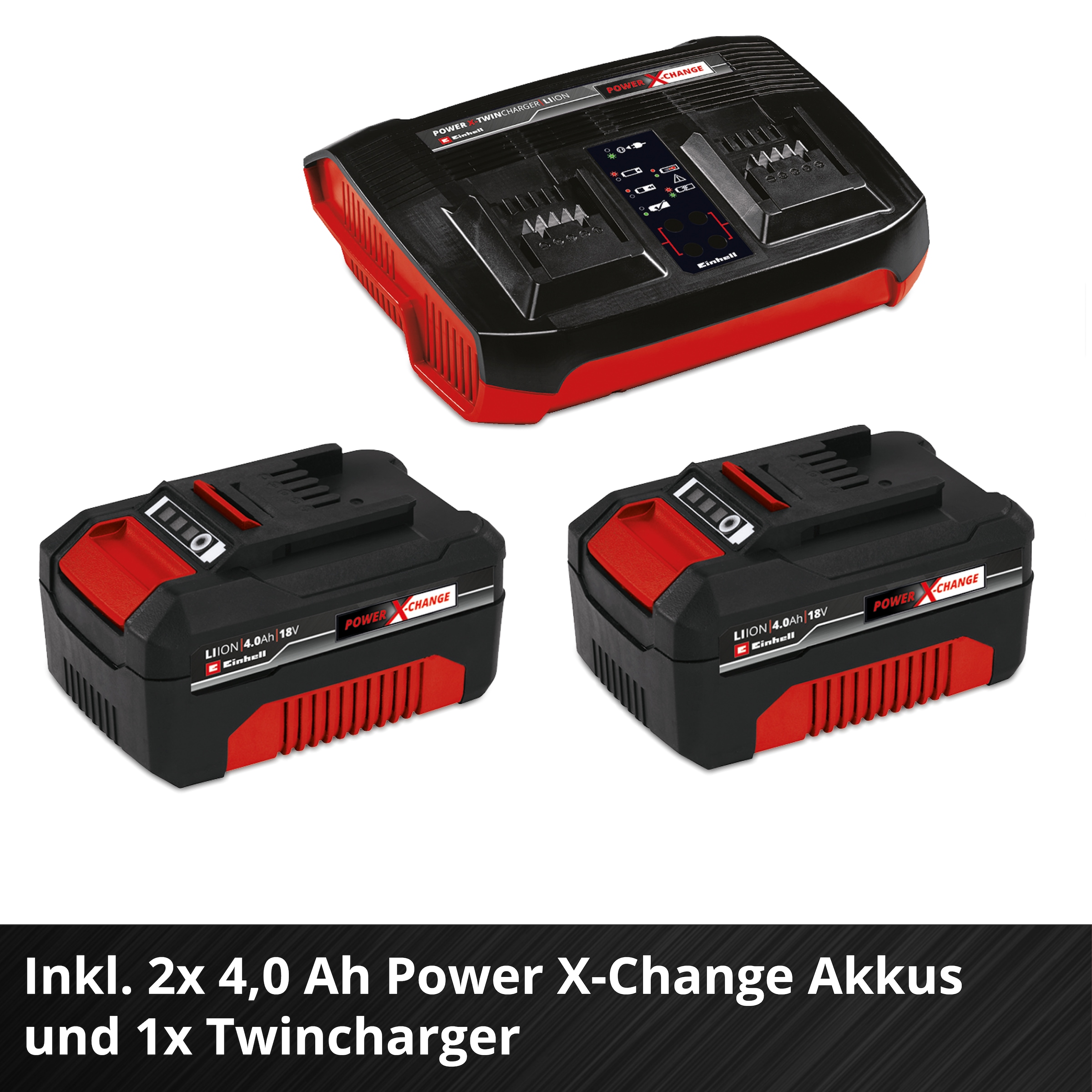 Einhell Akkurasenmäher »PROFESSIONAL RASARRO 36/42« 2 x 4.0Ah